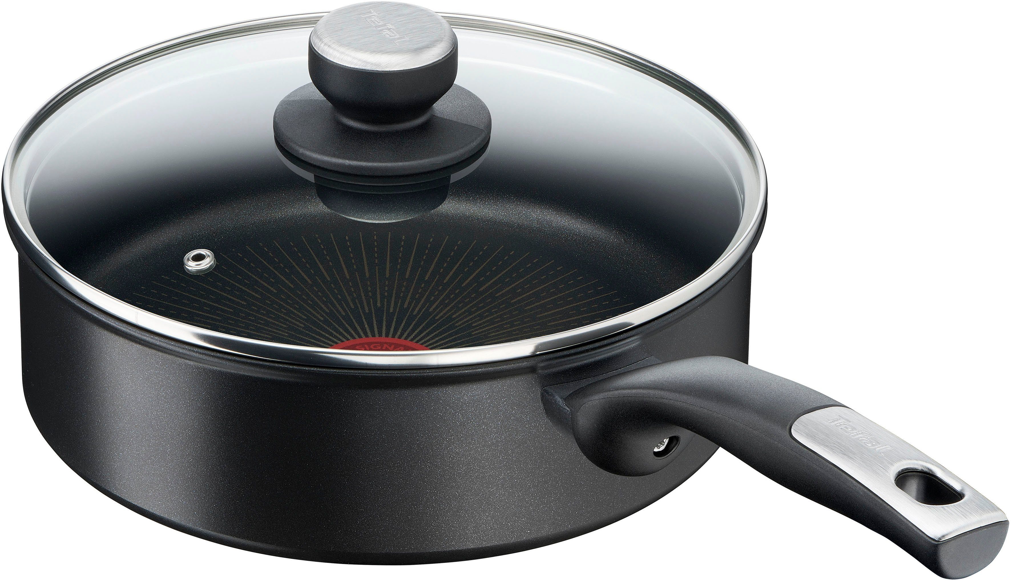 Tefal Schmorpfanne Unlimited G25532, Aluminium, France, Made Induktion, In cm Temperaturanzeiger, 24 Ø kratzfest