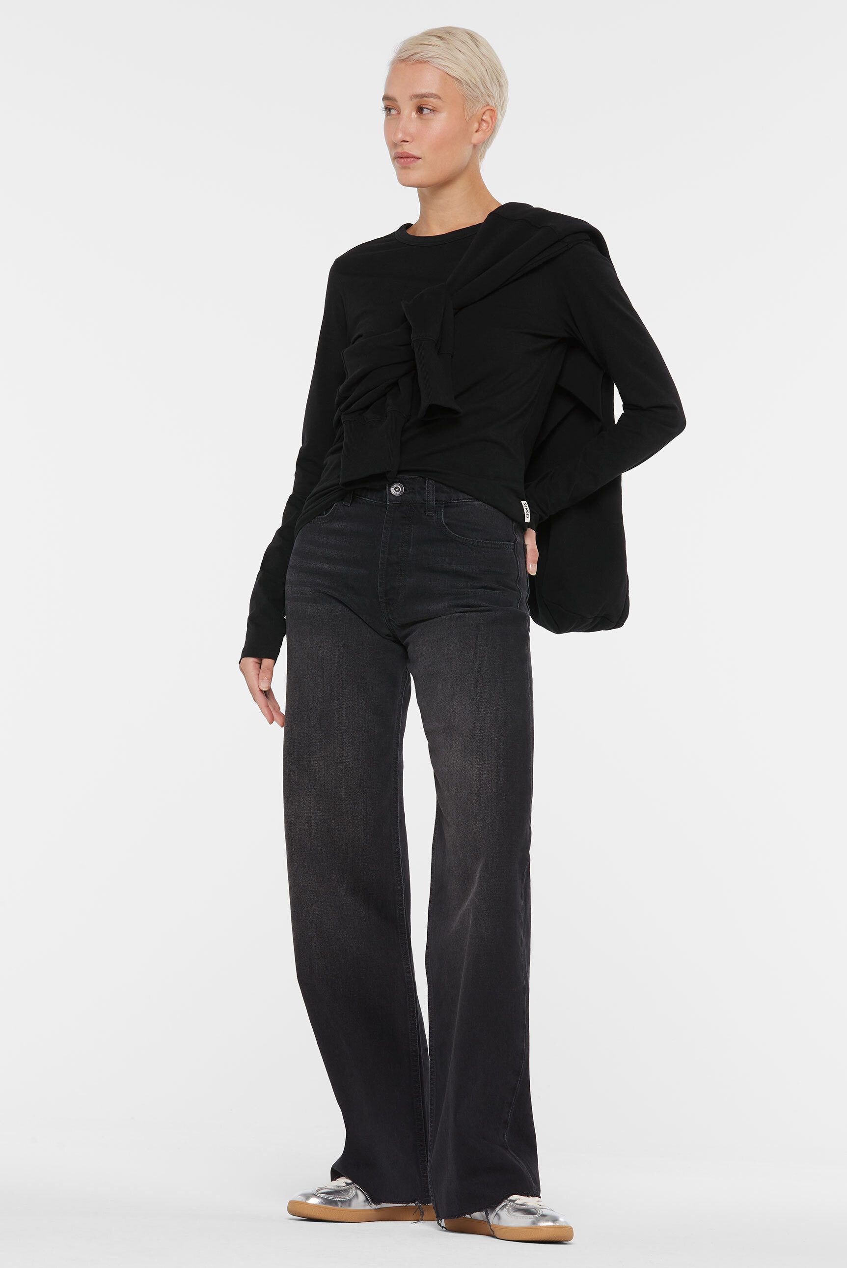 SENSES.THE LABEL Rundhalsshirt mit Baumwolle