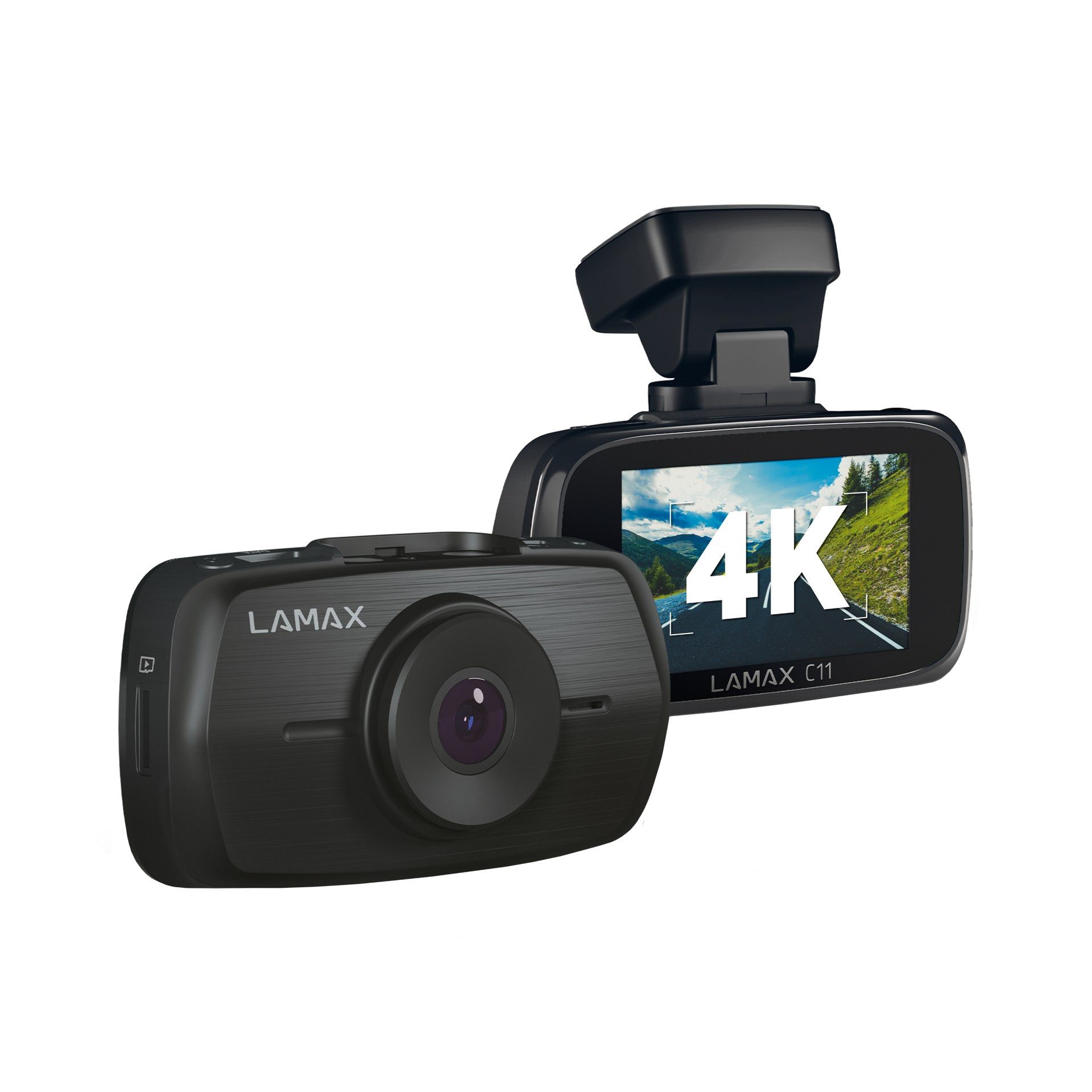 C11 GPS 4K, Autokamera mit 3-Zoll-Touchscreen Dashcam