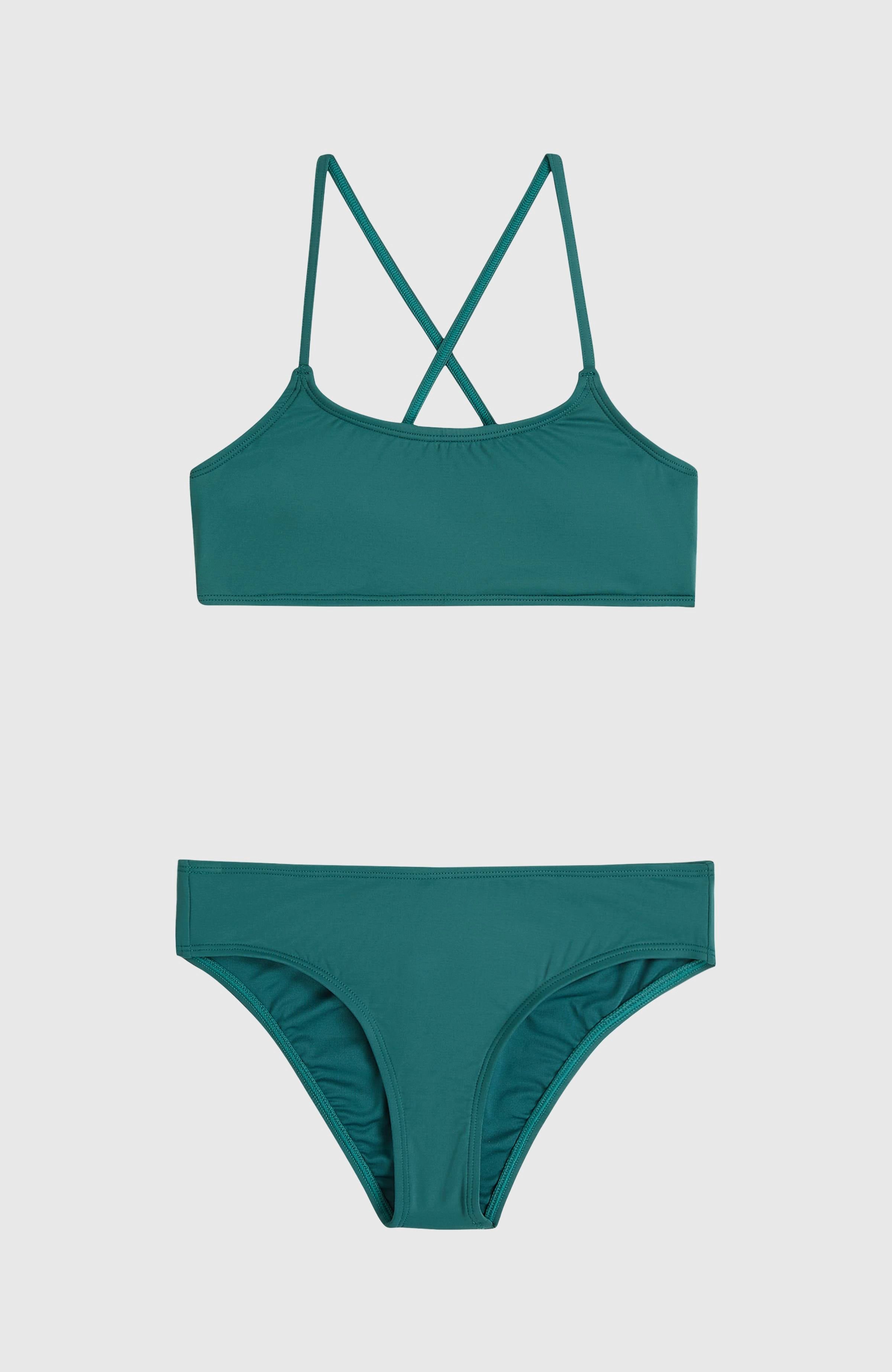 O'Neill Bandeau-Bikini ESSENTIALS BRALETTE BIKINI SET (2-St) feste Träger, herausnehmbare Pads ab Größe 140
