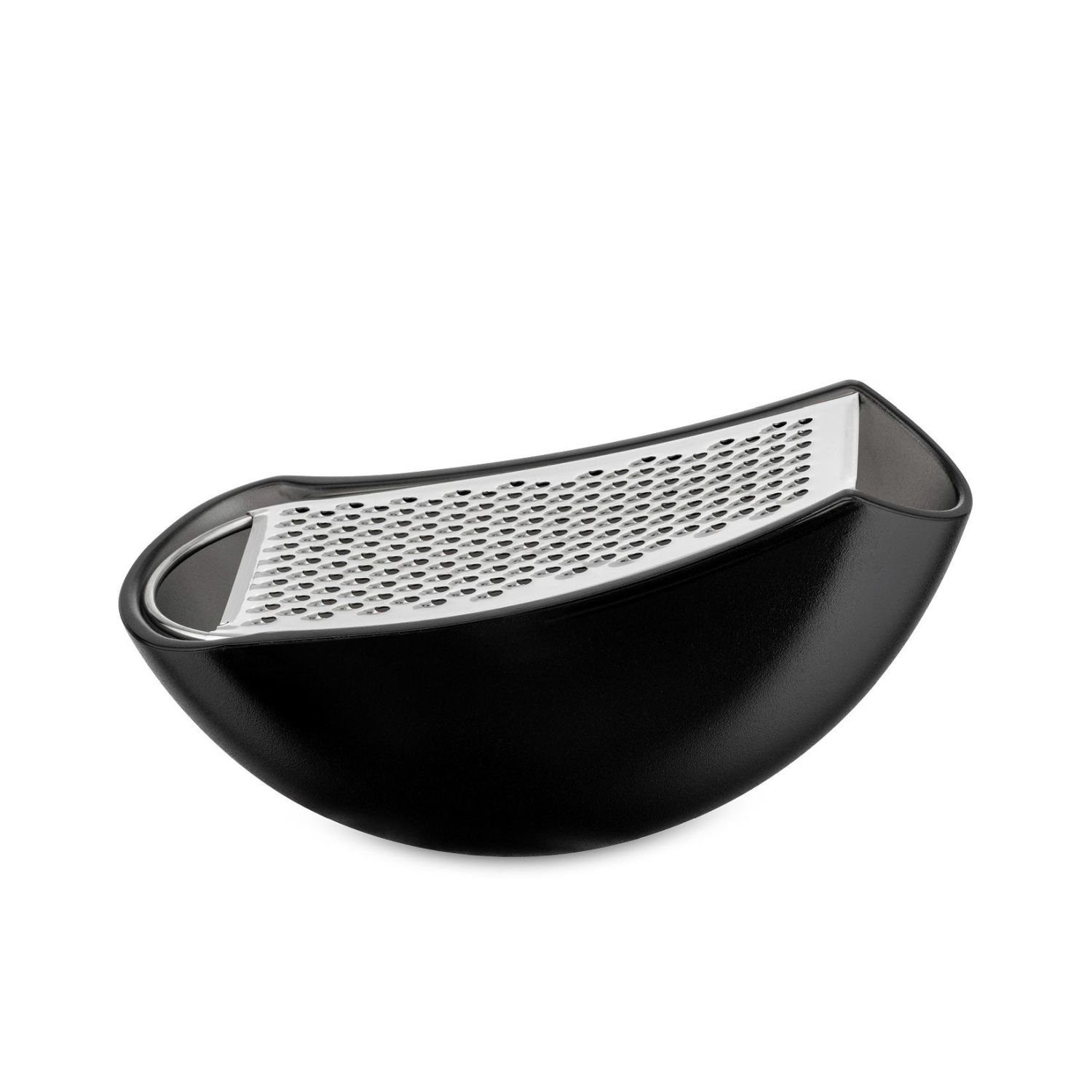 Alessi Käsereibe Parmenide Schwarz, Edelstahl, thermoplastisches Harz – Bild 2 von 3