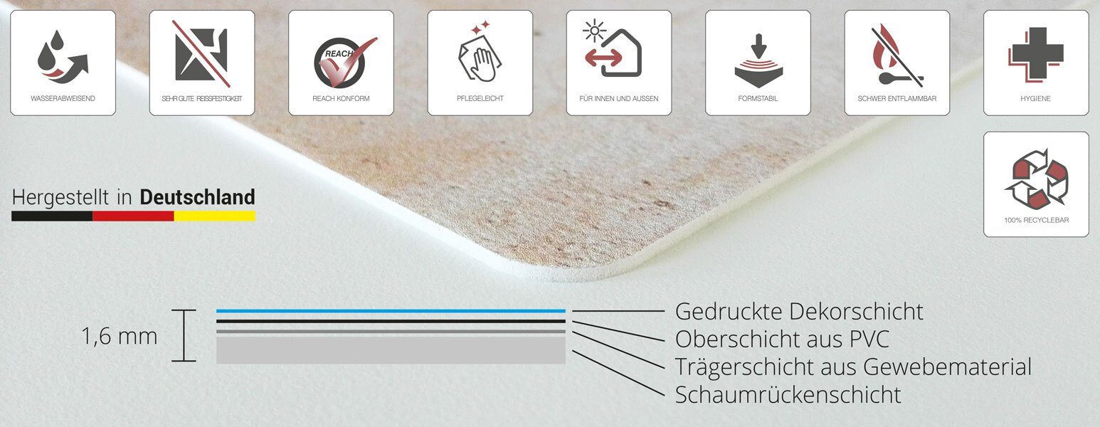 cover-your-desk.de Platzset (Platzsets) Tischsets I Platzsets abwaschbar - Weihnachten - Tannenzweige aufsichtig - aus erstklassigem Vinyl (Kunststoff) - 4 Stück - 44 x 32 cm - rutschfeste Tischdekoration