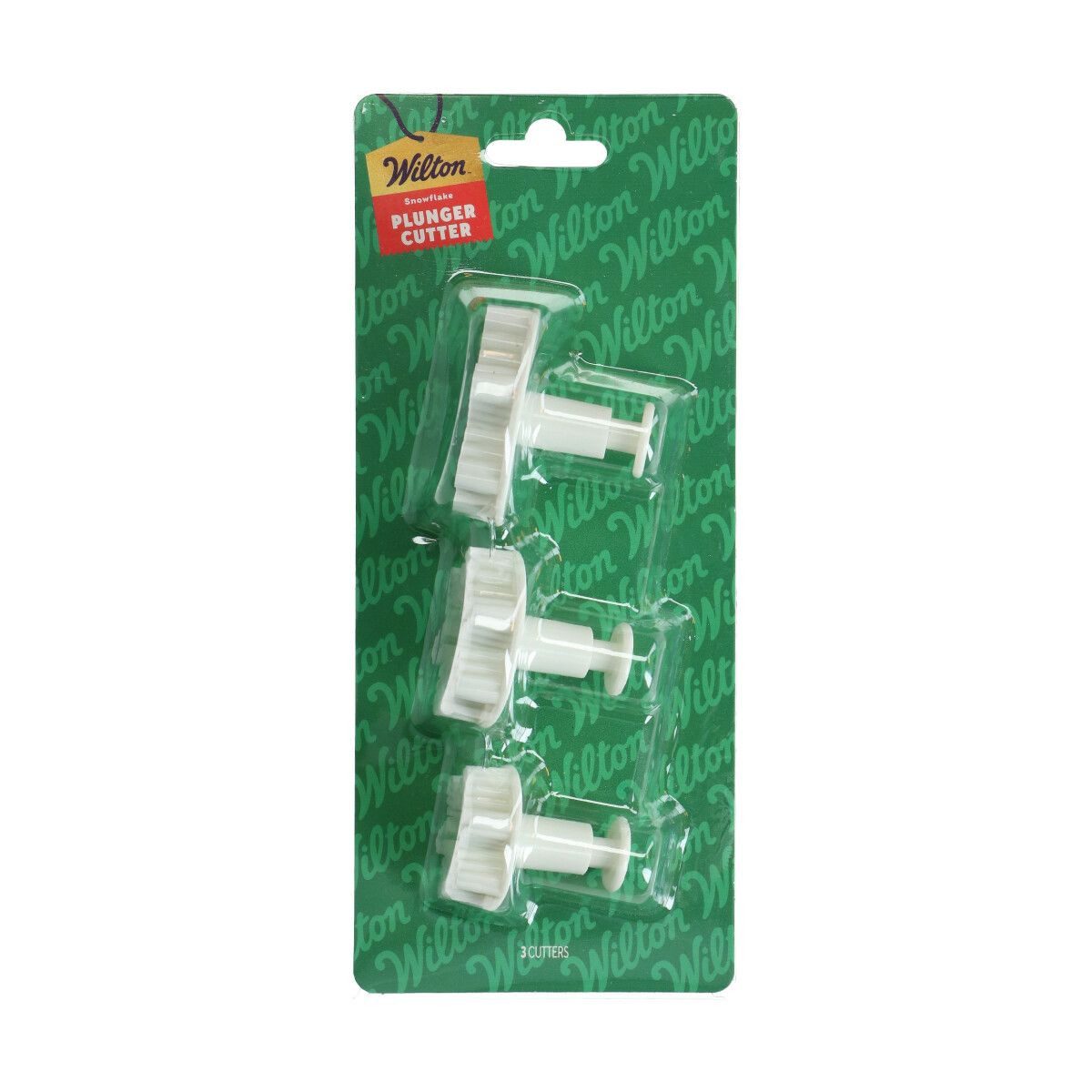 Wilton Ausstechform Wilton Plunger Cutter/ Stempel- Ausstecher 3er Set, Kunststoff, (Set, 3-St), mit Auswerfer