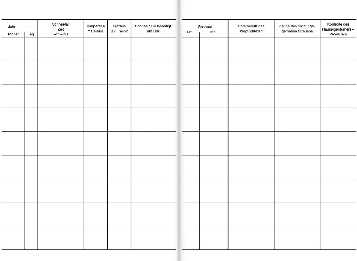 RNK Verlag Formularblock Streu-Kontrollbuch A5 24 Seiten kartoniert (10 Stück)