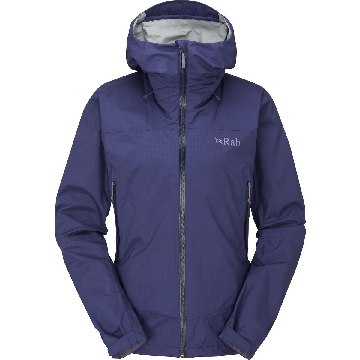 Rab Outdoorjacke Downpour Plus 2.0 Jacket Wmns Leichte, wasserdichte und atmungsaktive Damenjacke mit verstellbarer