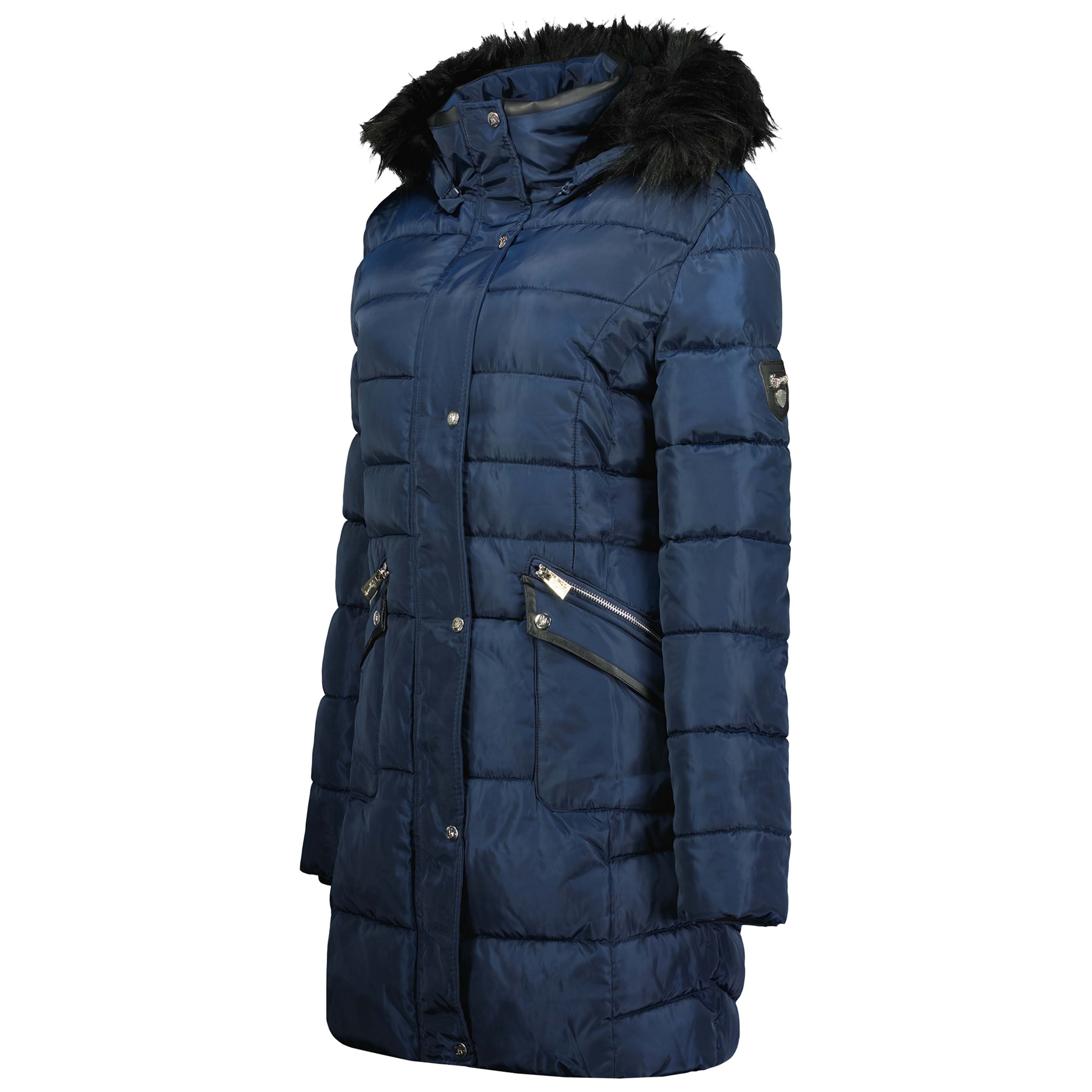 Geo Norway Winterjacke Damen Outdoor Jacke Steppjacke in Unifarbe, mit abne günstig online kaufen