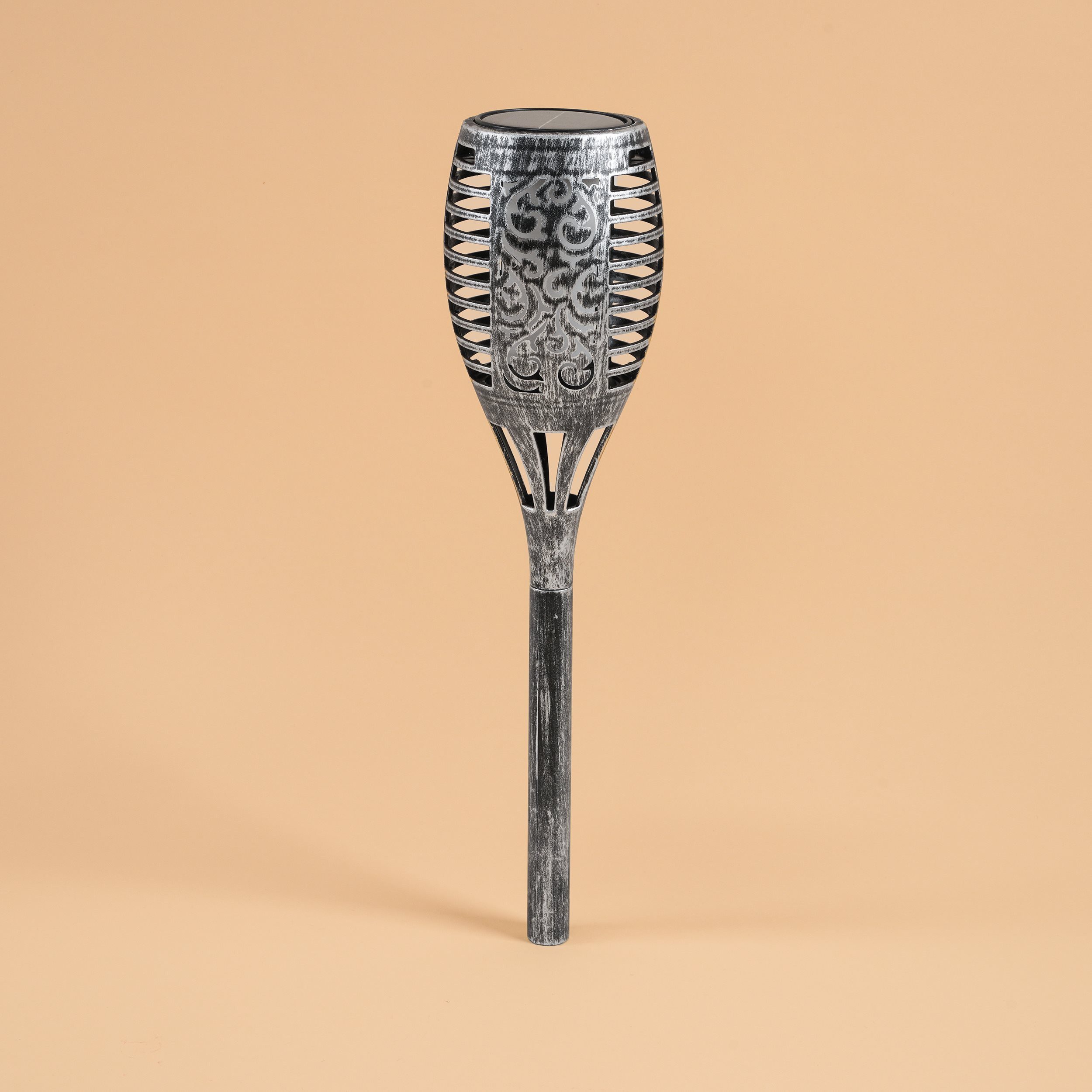 esotec LED Gartenleuchte Solar LED Gartenfackel Jamila, Flackerlicht, H=40cm, wetterfest 102872