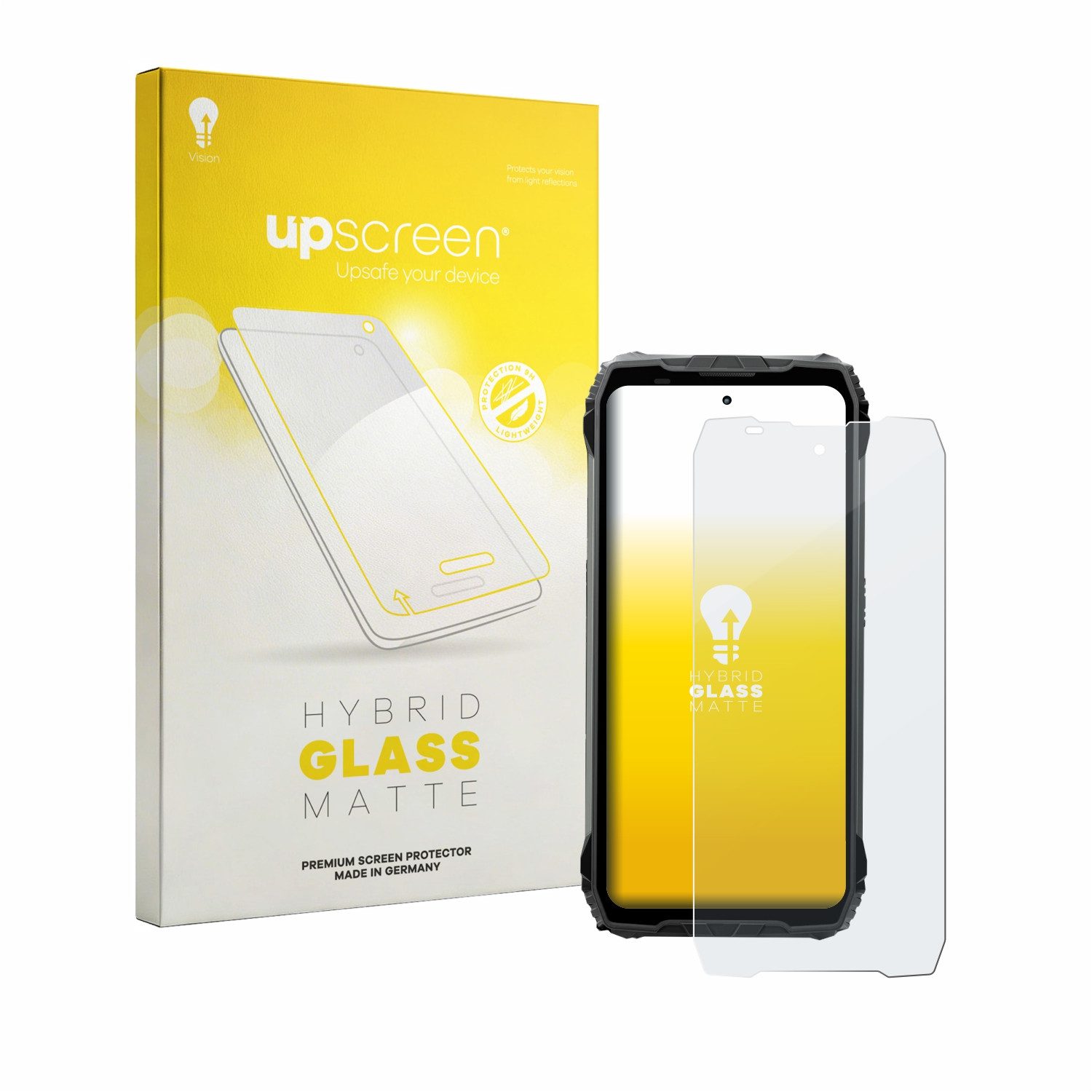 upscreen Displayschutzglas Folie für Blackview Fort 200, Schutzfolie Glas Panzer Display Schutz matt