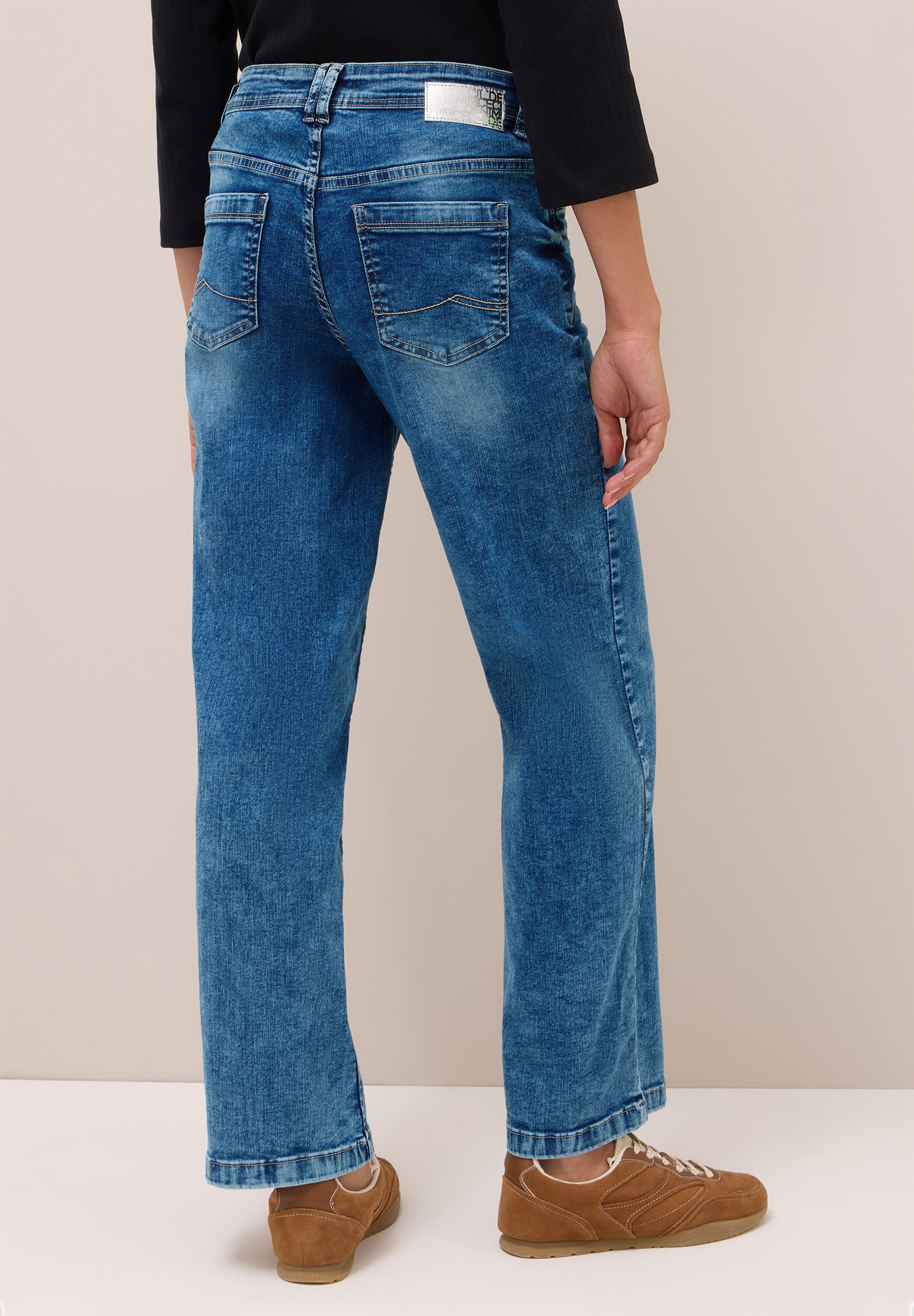CECIL Weite Jeans Style Neele im Five-Pocket Style günstig online kaufen