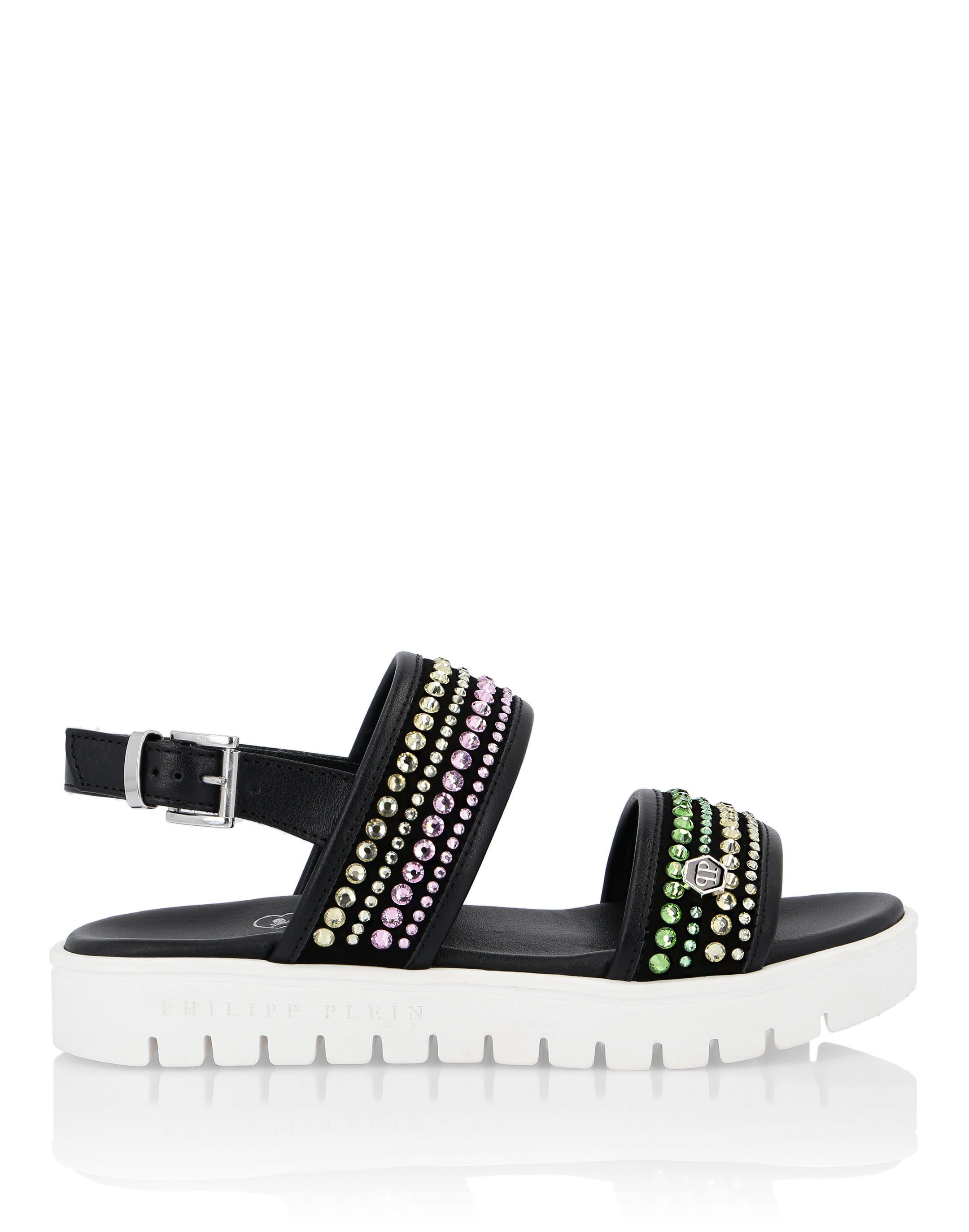 PHILIPP PLEIN Flache Sandalen Sandale