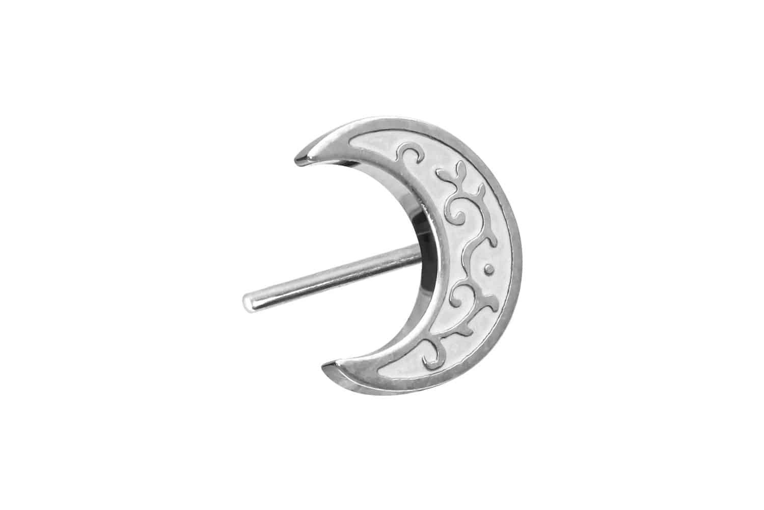 Piercing-Set Titan Aufsatz mit Push Pin MOND