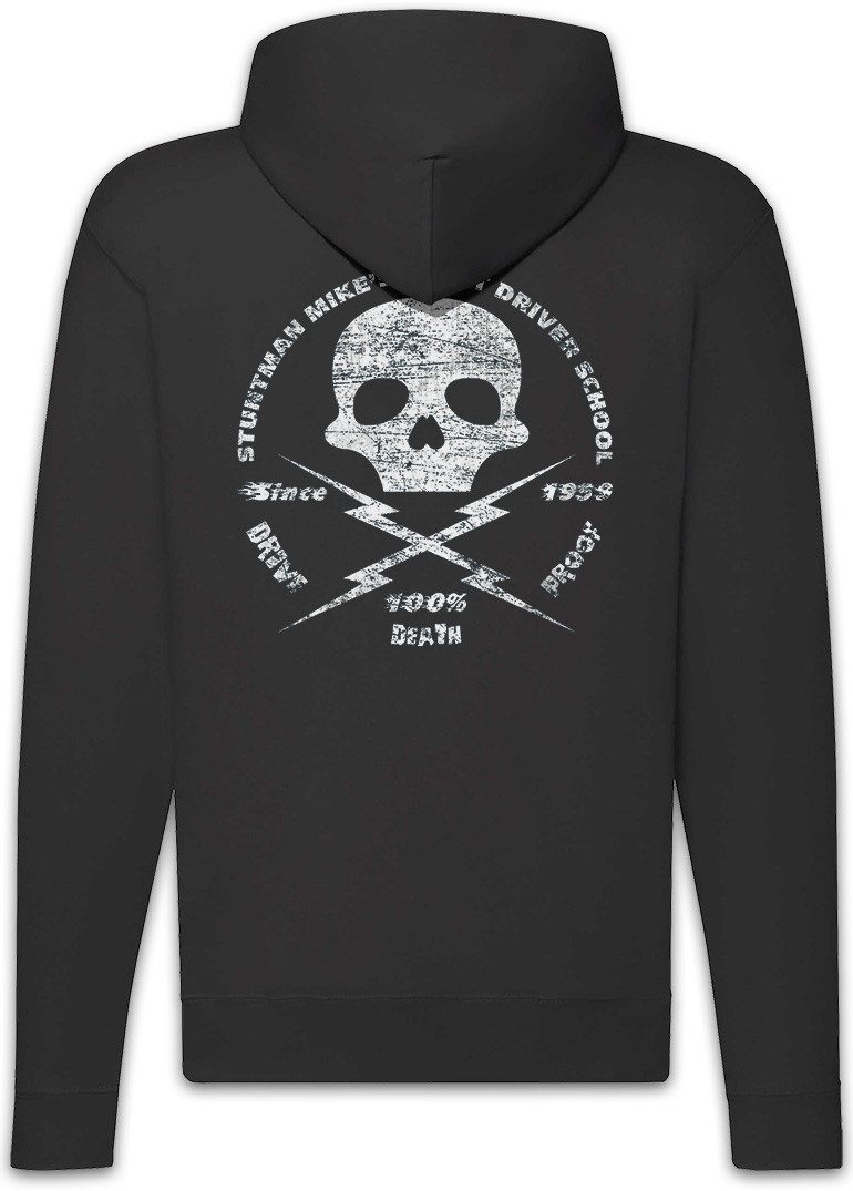 Urban Backwoods Sweatjacke Stuntman Mike Vintage Zipper Hoodie Julia Death Film Jungle Proof Kult (1-tlg) Tarantino Movie Logo Symbol