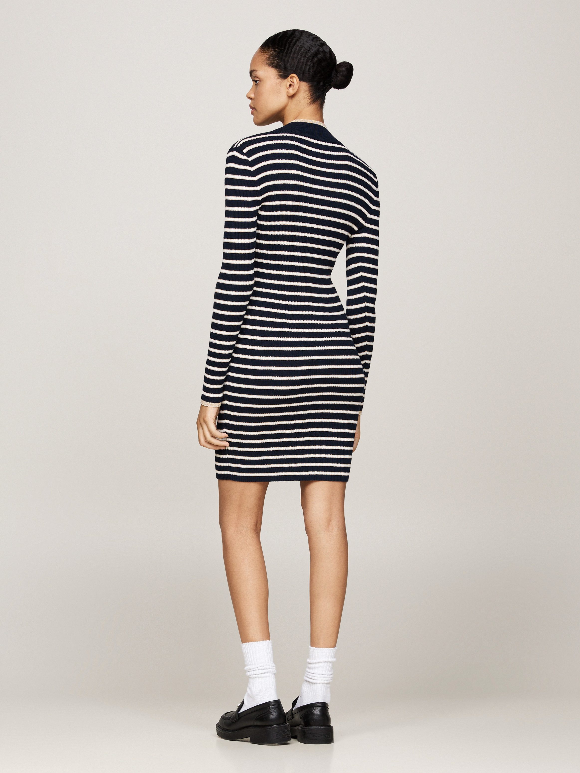 Tommy Jeans Strickkleid TJW METALLIC TIP günstig online kaufen