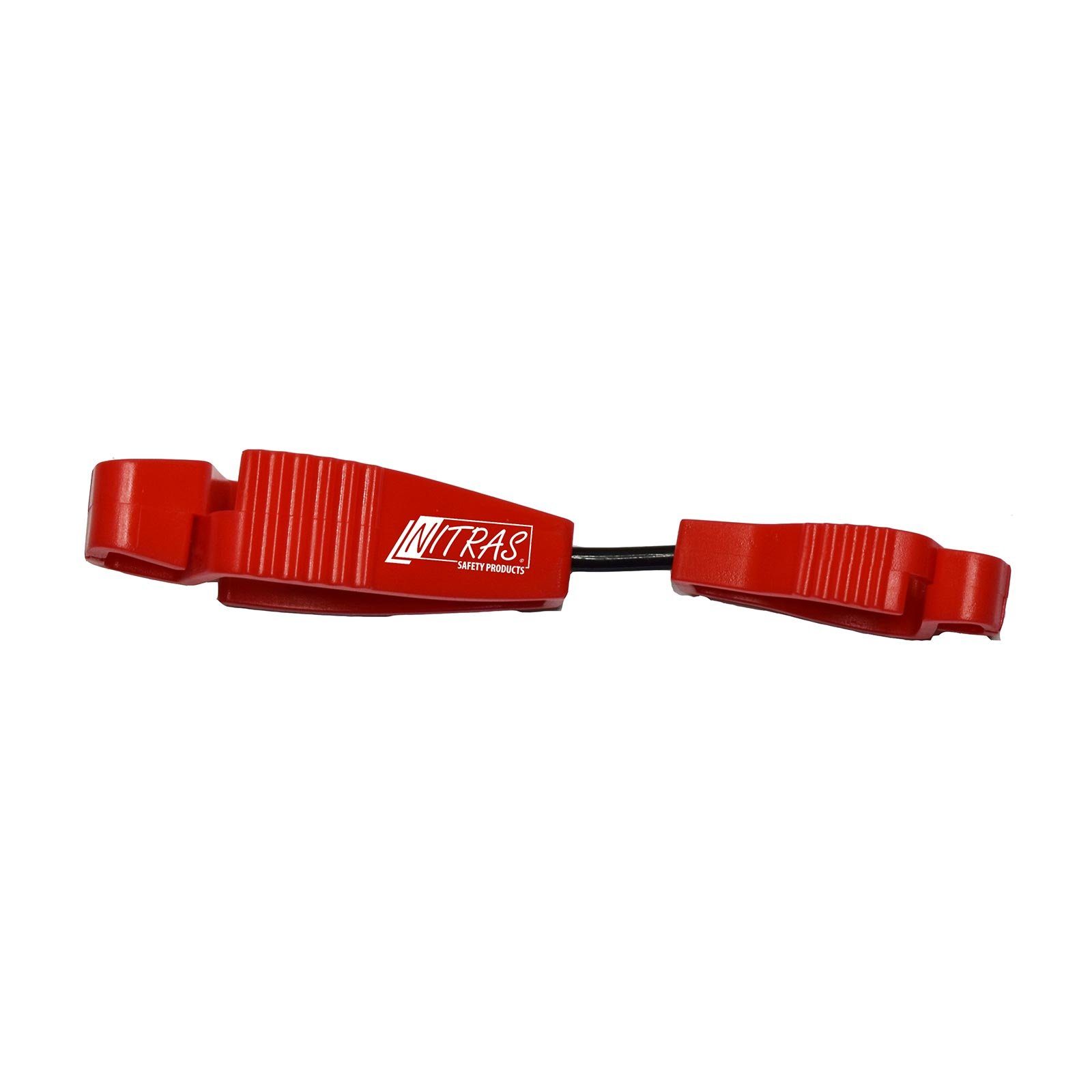 Nitras Nitril-Handschuhe CLIP, Handschuh-Halterung, Handschuh-Clip rot günstig online kaufen