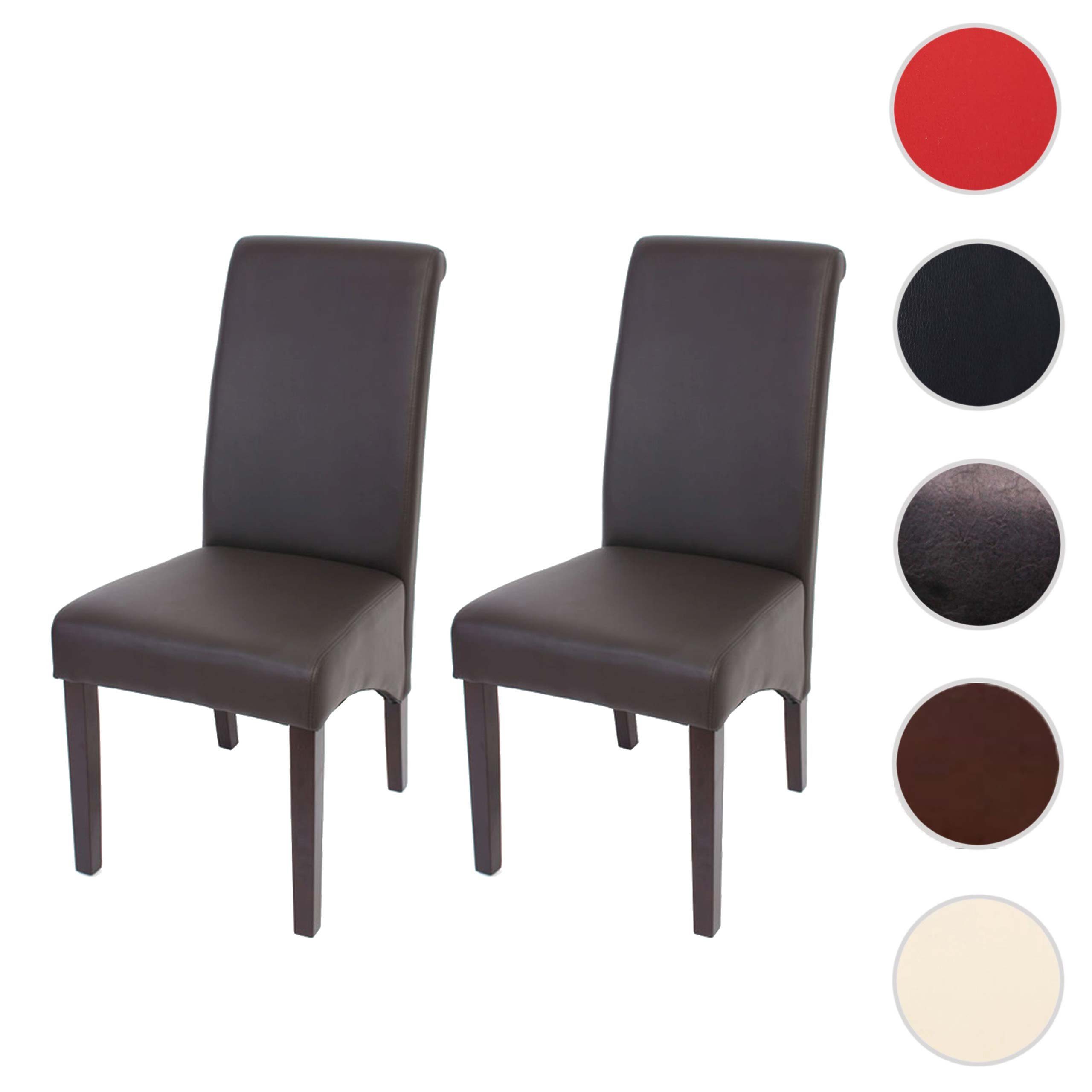 MCW Esszimmerstuhl Cesena-2 (Set, 2 St), 2er-Set, Abgerundete Ecken und Kanten, Bequeme Sitzpolsterung