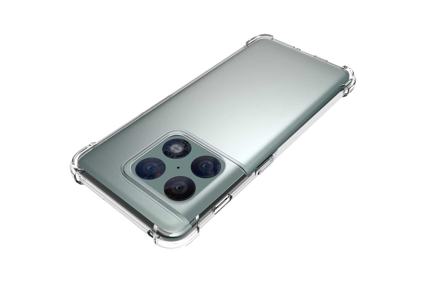 mtb more energy Smartphone-Hülle Clear Armor Case für OnePlus 10 Pro 5G, Transparente TPU Schutzhülle Case Backcover mit Anti-Shock Verstärkung