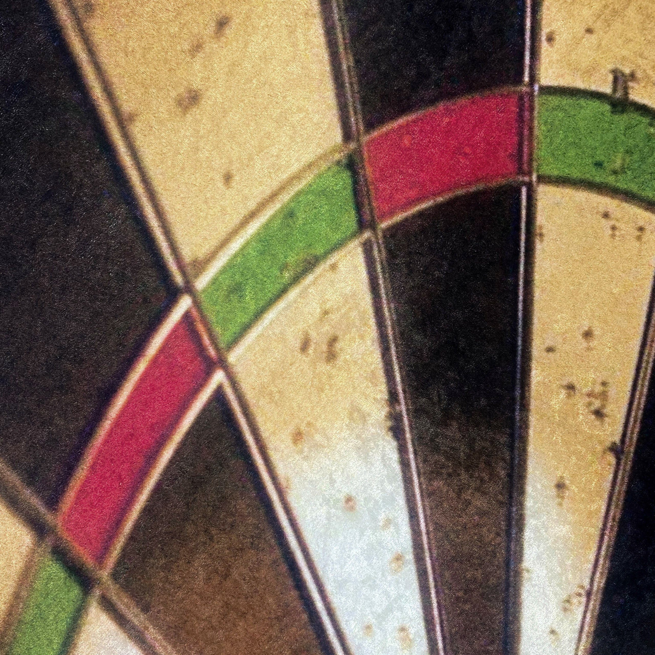 Carpetia Teppich Dartmatte mit abgedruckter Dartscheibe und markierter Abwu günstig online kaufen