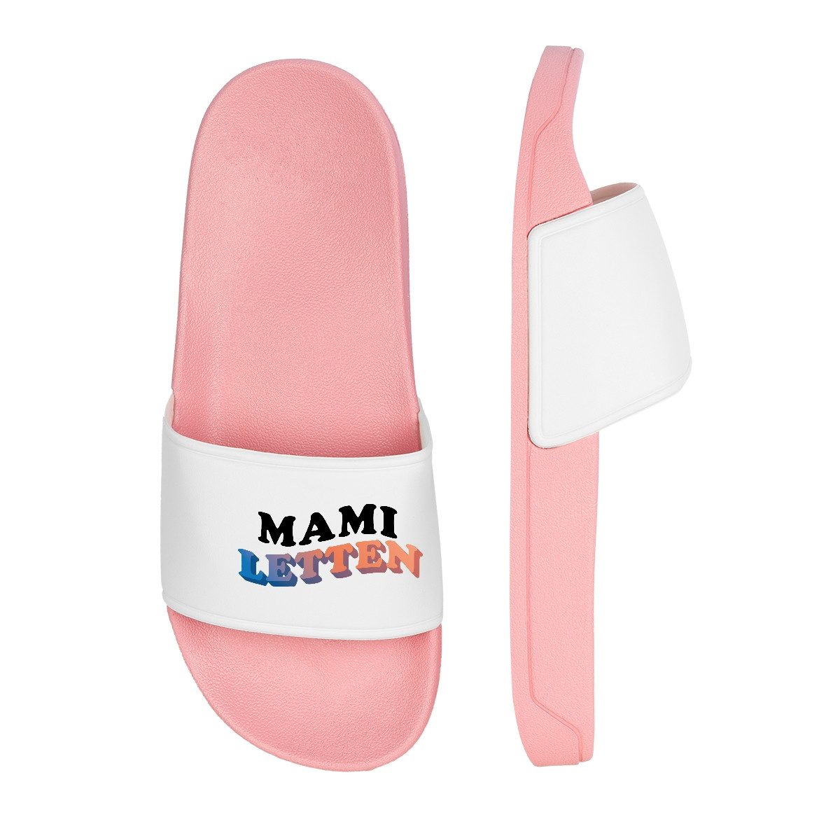 Spreadshirt Mami-Letten Lustige Badeschuhe Für Mamas Mit Stil Badelatschen Damen Badeschuh