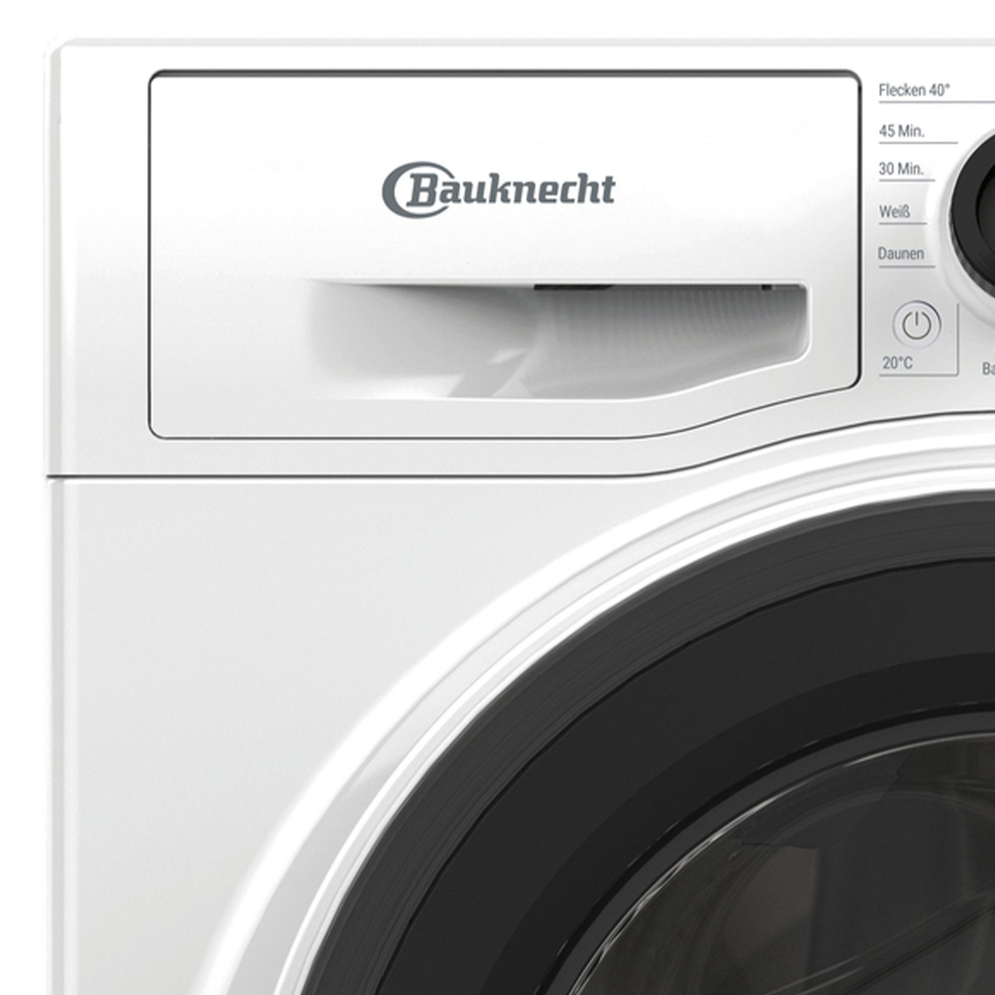BAUKNECHT Waschmaschine WM BK 7A2JGS, 7 kg, 1400 U/min, Flecken 40°, Mehrfachwasserschutz+, Anti-Allergie-Programm