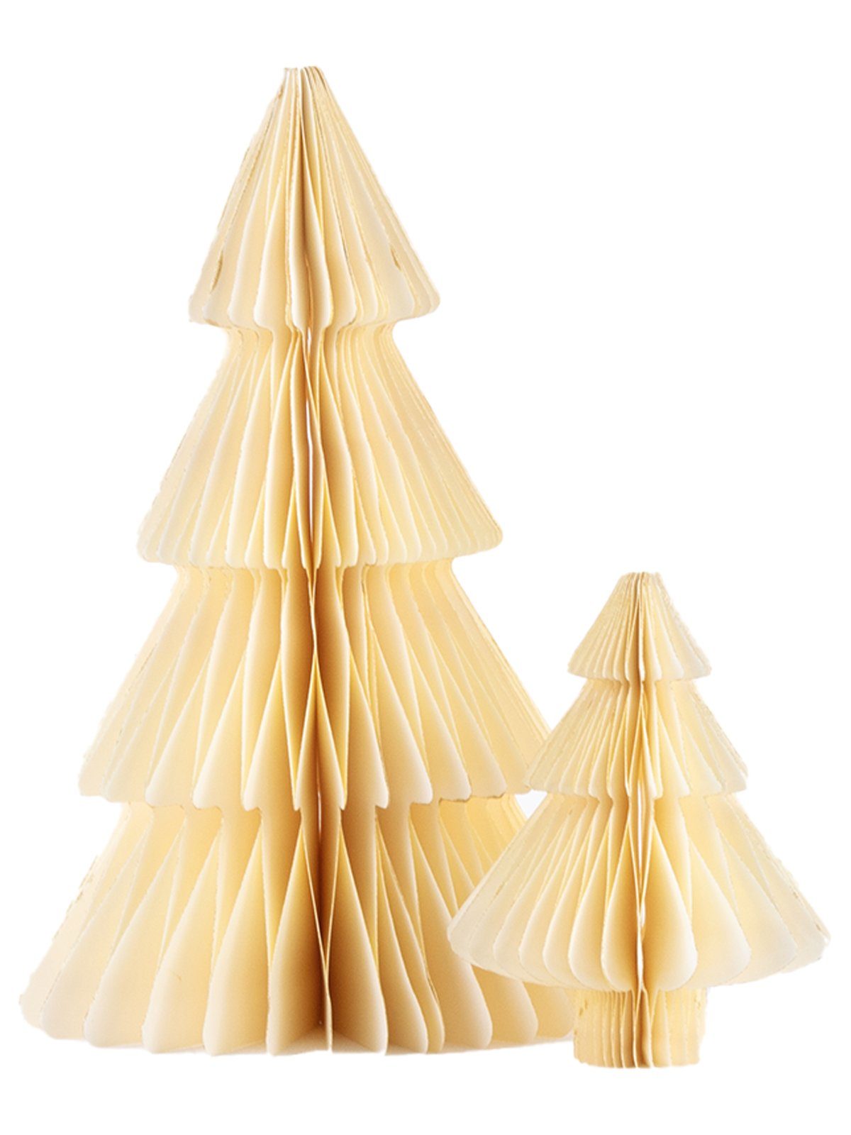 coopz Weihnachtsbaumkugel Papier Tanne Aufsteller spitz klein