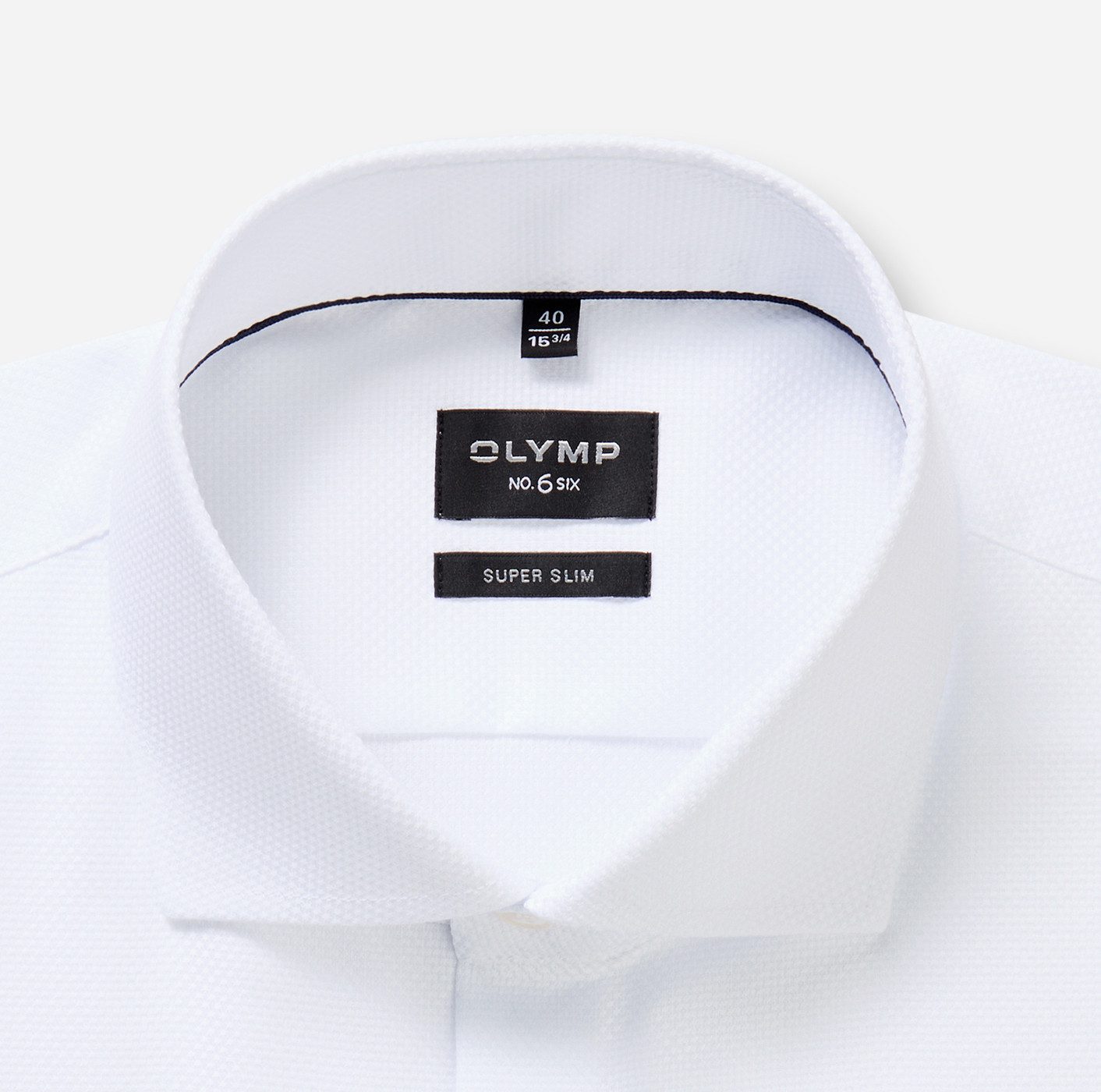OLYMP Langarmhemd No 6 six Royal Kentkragen, Businesshemd, super slim fit