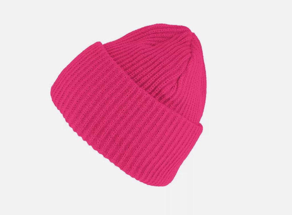 Fiebig Beanie Oversize Strickmütze Ecoline mit Umschlag