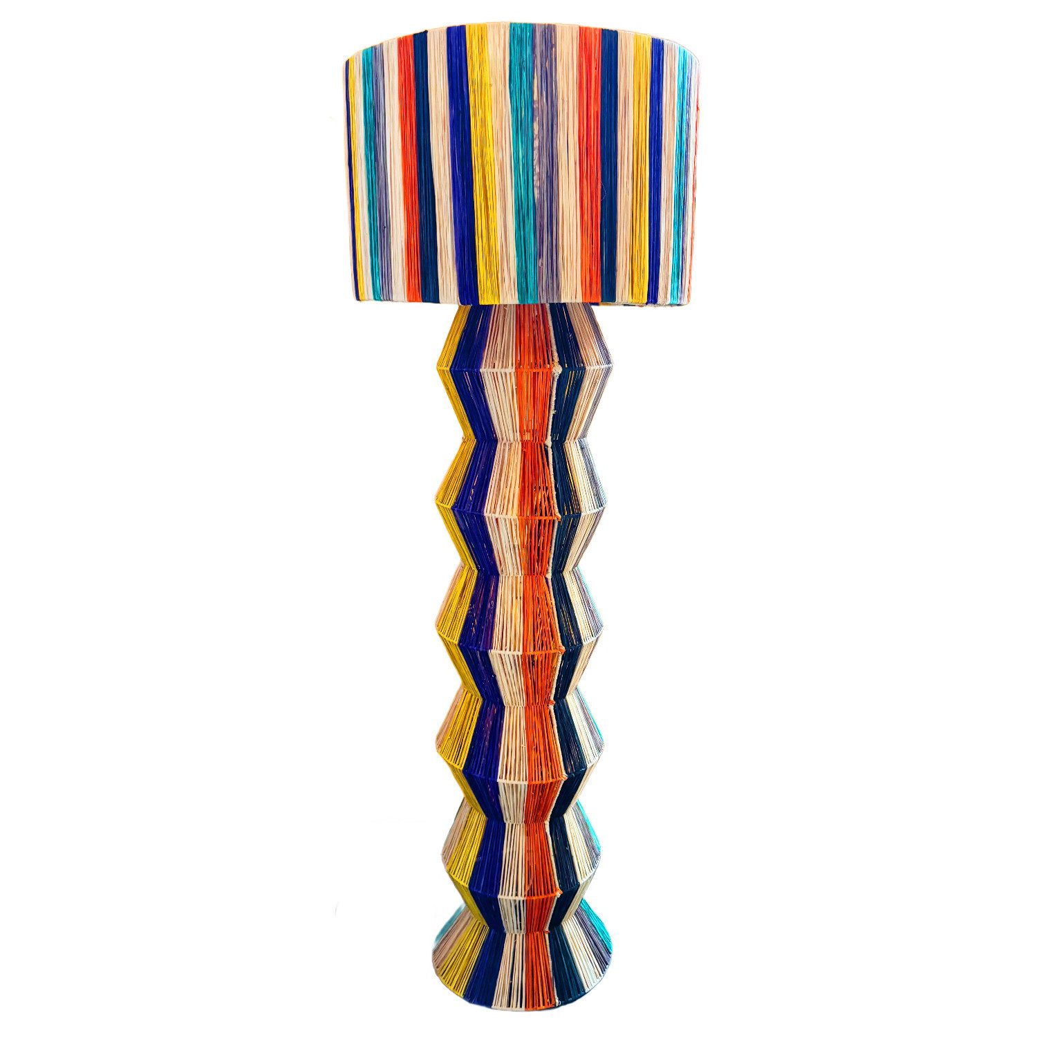 Stehlampe Boho Deko Stehlampe Lampe Standleuchte Tulum Bunt 160cm