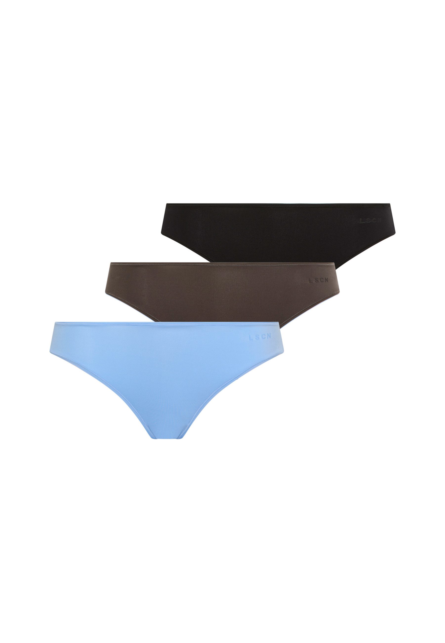 LSCN by LASCANA Brasilslip (3er Pack) aus weicher und hoch elastischer Microfaser