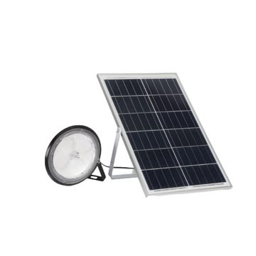 LUXULA LED Solarleuchte Solar CCT Hängeleuchte, 10W PV, 1200lm, 3000K-4000K-6500K, IP44, LED fest integriert, warmweiß, CCT, neutralweiß, kaltweiß, steuerbar mit Fernbedienung, Lichtfarbe einstellbar