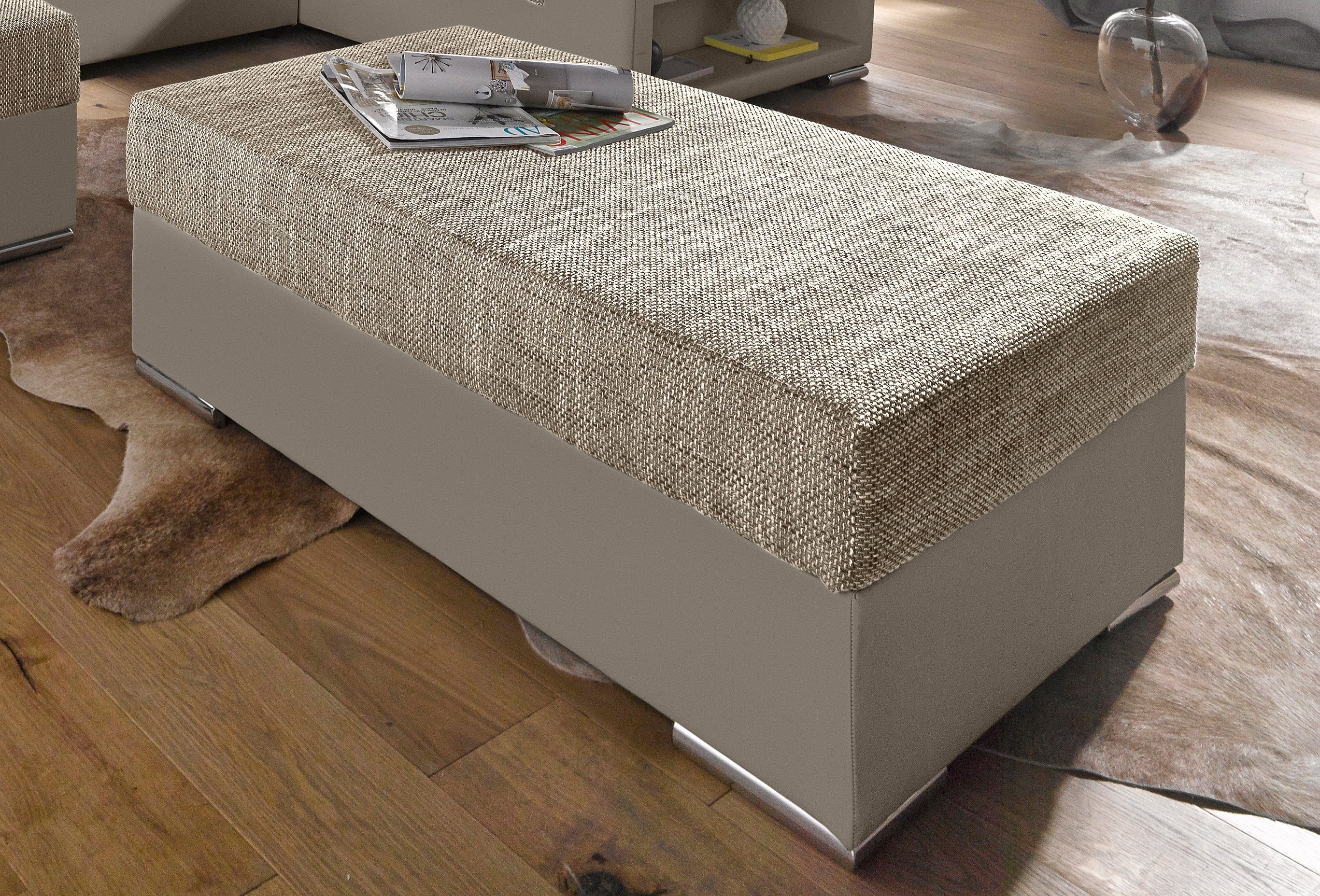 COLLECTION AB Hocker "John", Frei im Raum stellbar, wahlweise mit Federkern günstig online kaufen