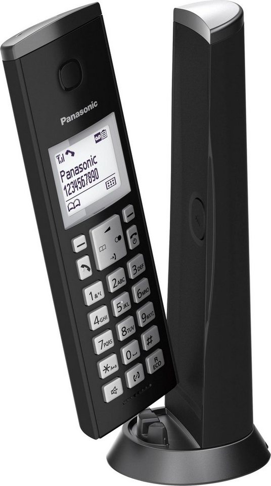Panasonic KX-TGK220 Schnurloses DECT-Telefon (Mobilteile: 1, 4 Wege  Navigationstaste), Standby-/Gesprächszeit bis zu 200 / 18