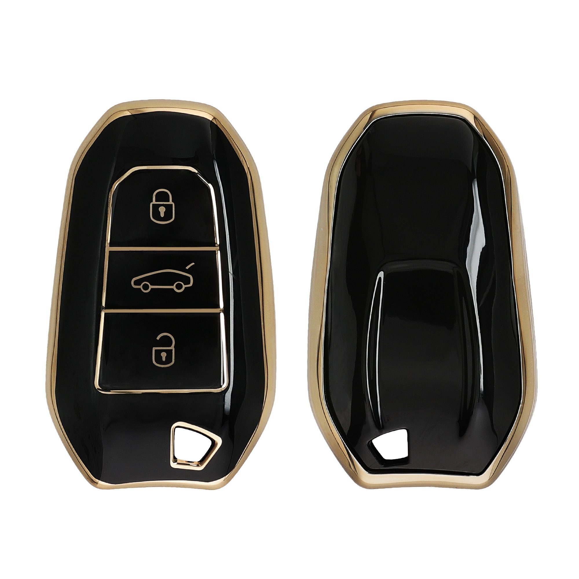 kwmobile Schlüsseltasche Autoschlüssel Hülle für Opel, Schlüsselhülle  Silikon Cover, KOMPATIBEL MIT: Opel 3-Tasten Smartkey Autoschlüssel Keyless  Go