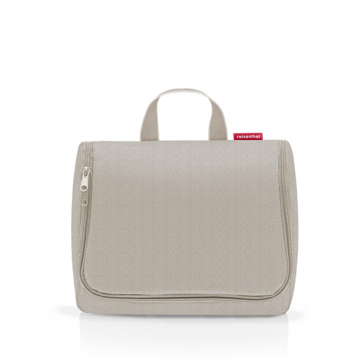 REISENTHEL® Kulturbeutel toiletbag XL herringbone sand, günstig online kaufen