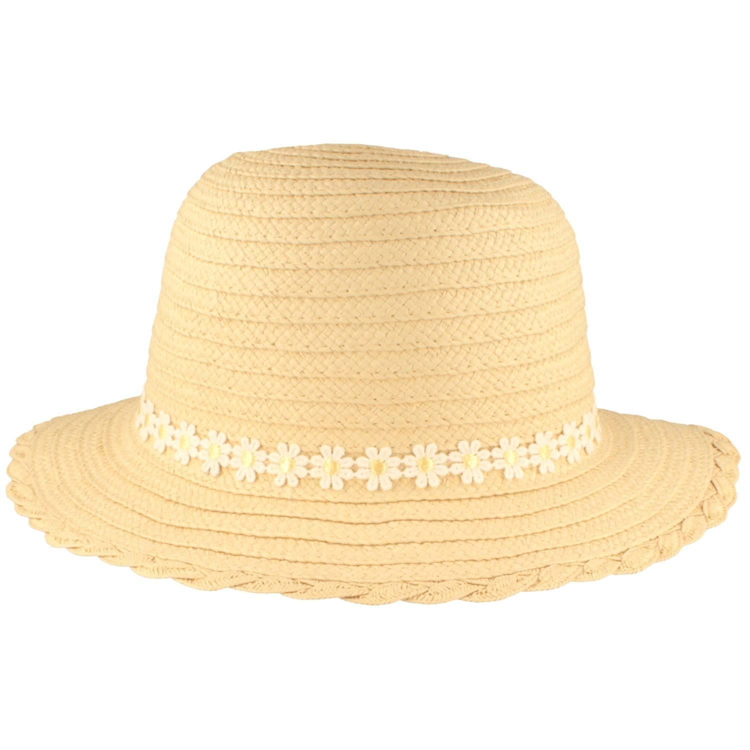 Breiter Strohhut Hübscher Sommerhut für Mädchen aus 100% Papier