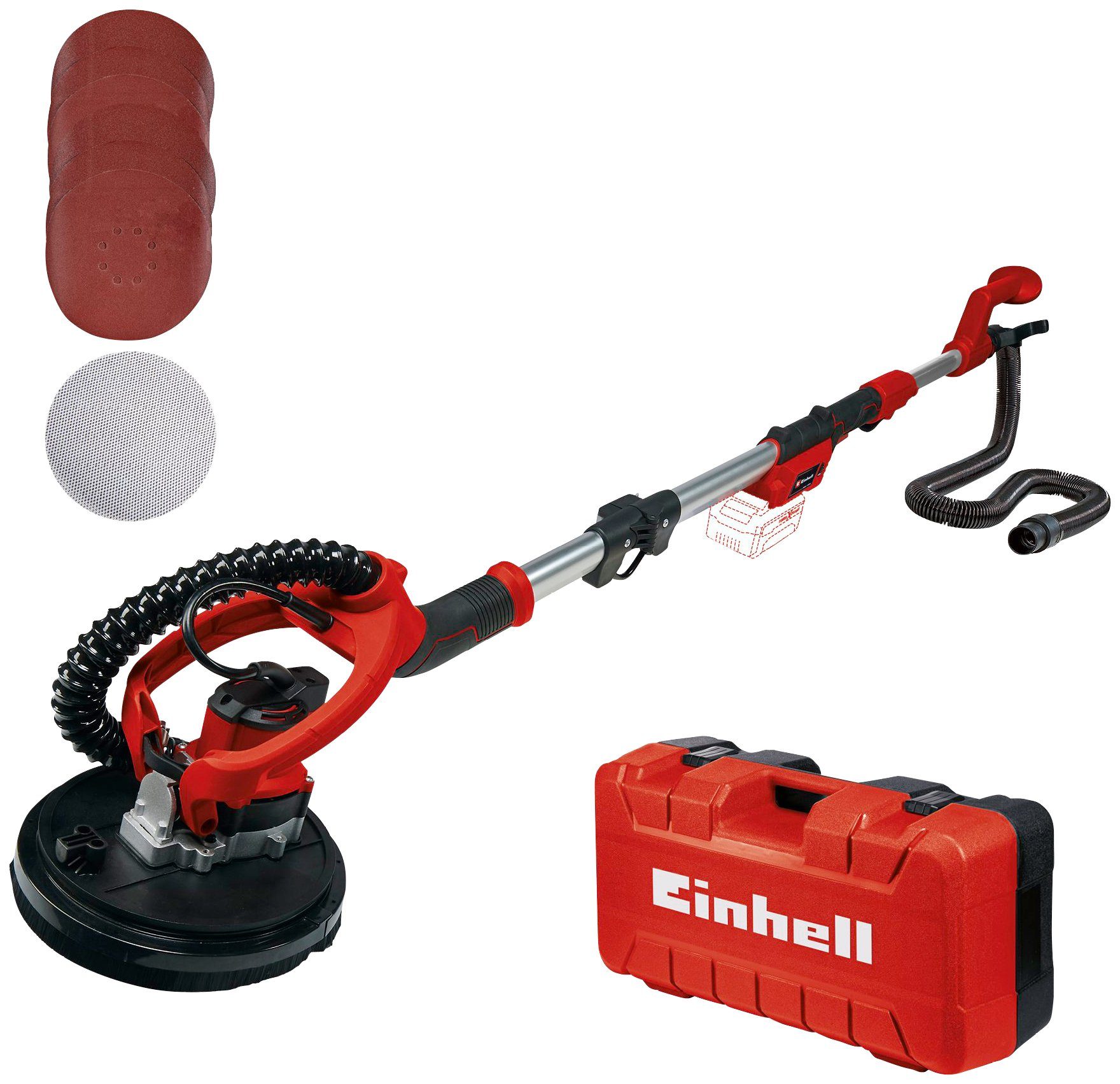 Einhell Trockenbauschleifer TP-DW 18/225 Li - Solo, (7 tlg)