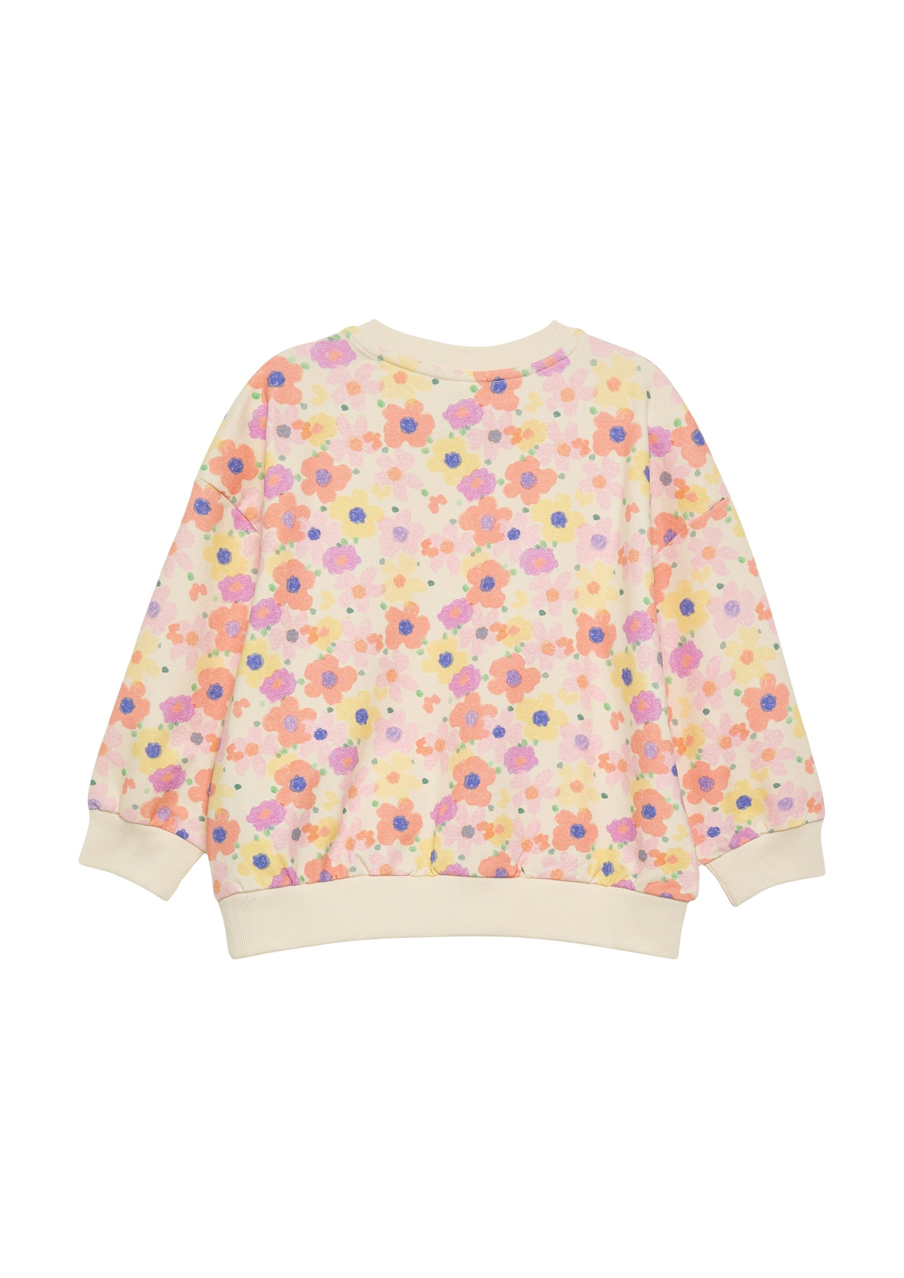 s.Oliver Junior Sweatshirt mir floralem Allover-Print/für Girls