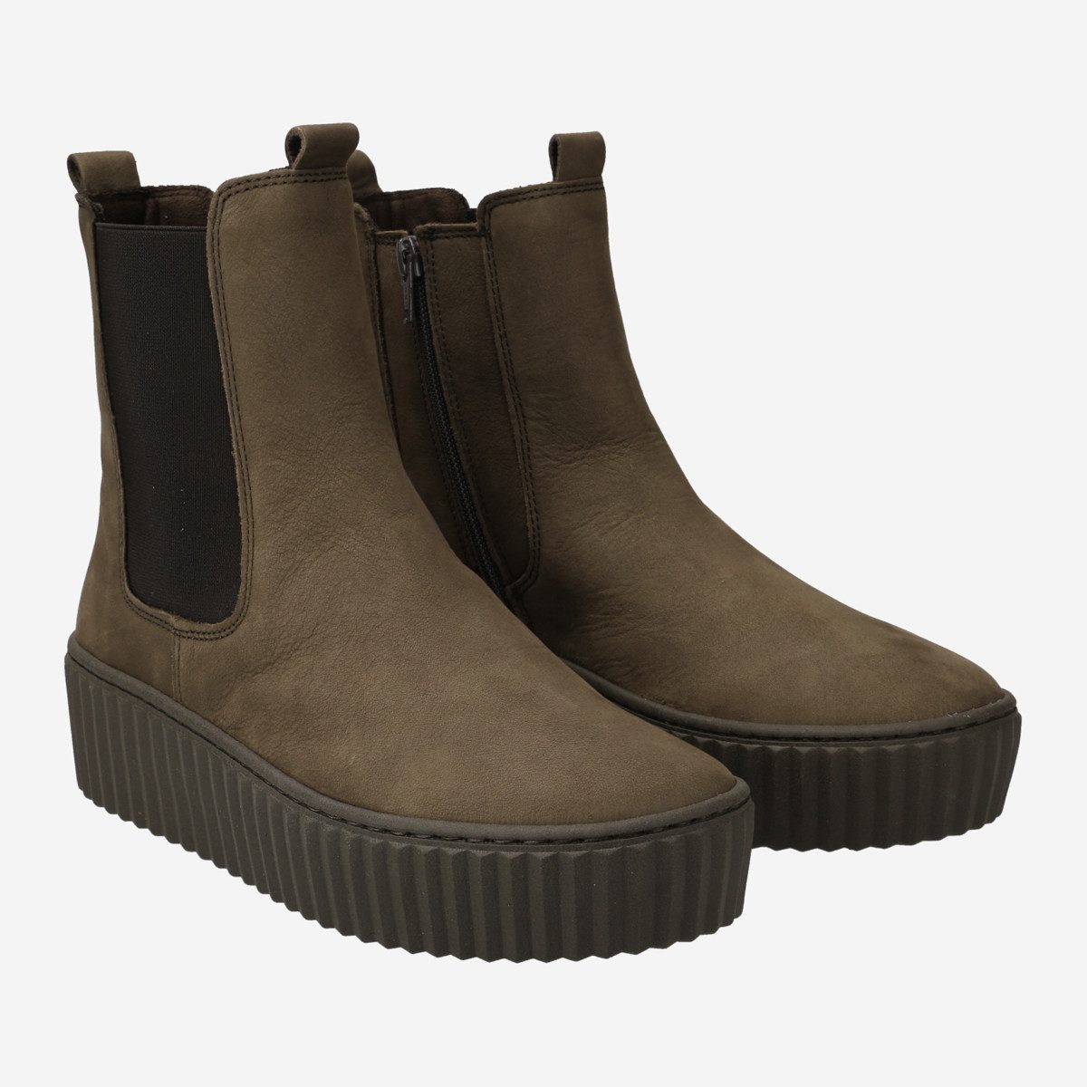 Gabor Gabor 33.712.11, Stiefeletten, Chelsea Boots, Grau, Damen Stiefelette