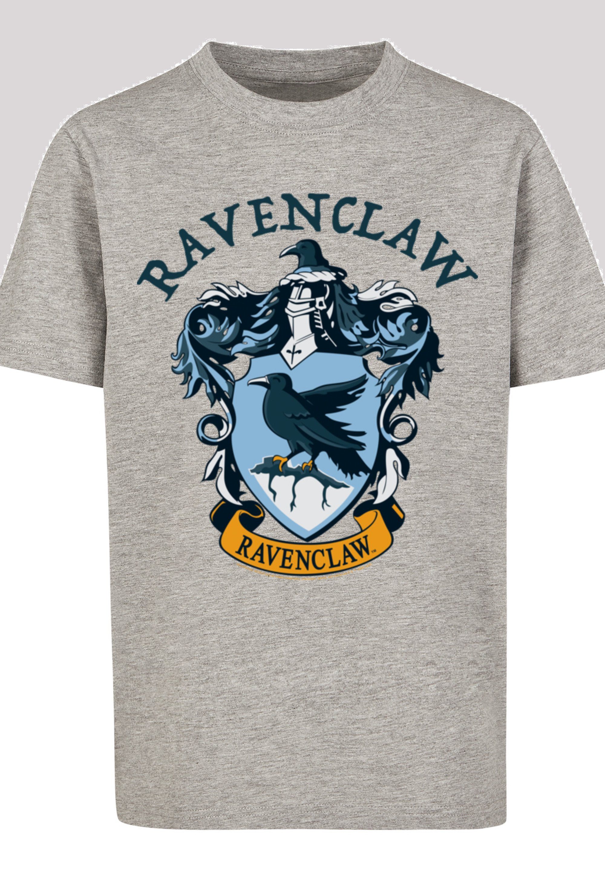 F4NT4STIC Kurzarmshirt Kinder Harry Potter Ravenclaw Crest with Kids Basic Tee (1-tlg) heathergrey