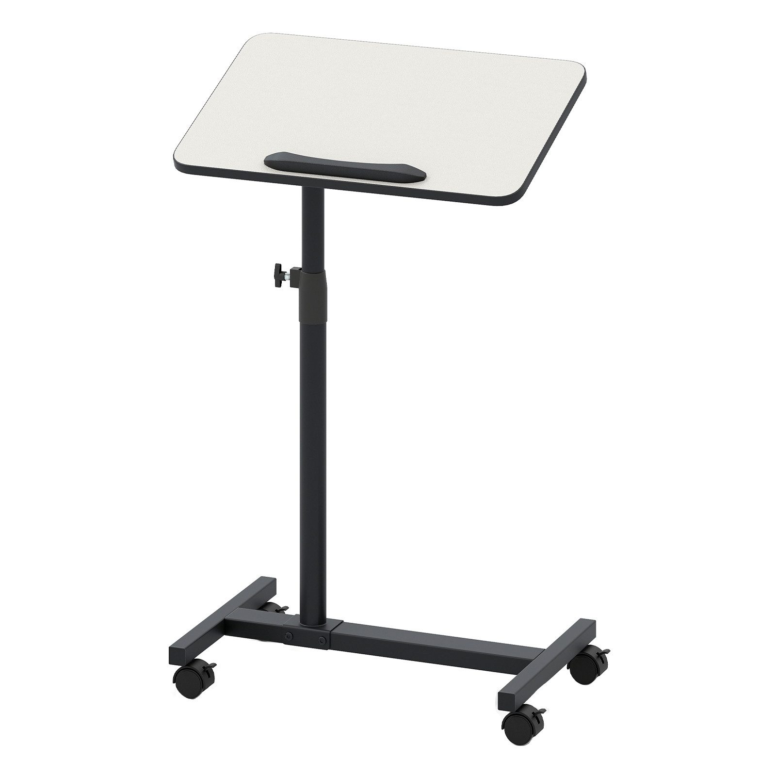 KOMFOTTEU Laptoptisch, Betttisch mit 360° neigbare & drehbare Tischplatte