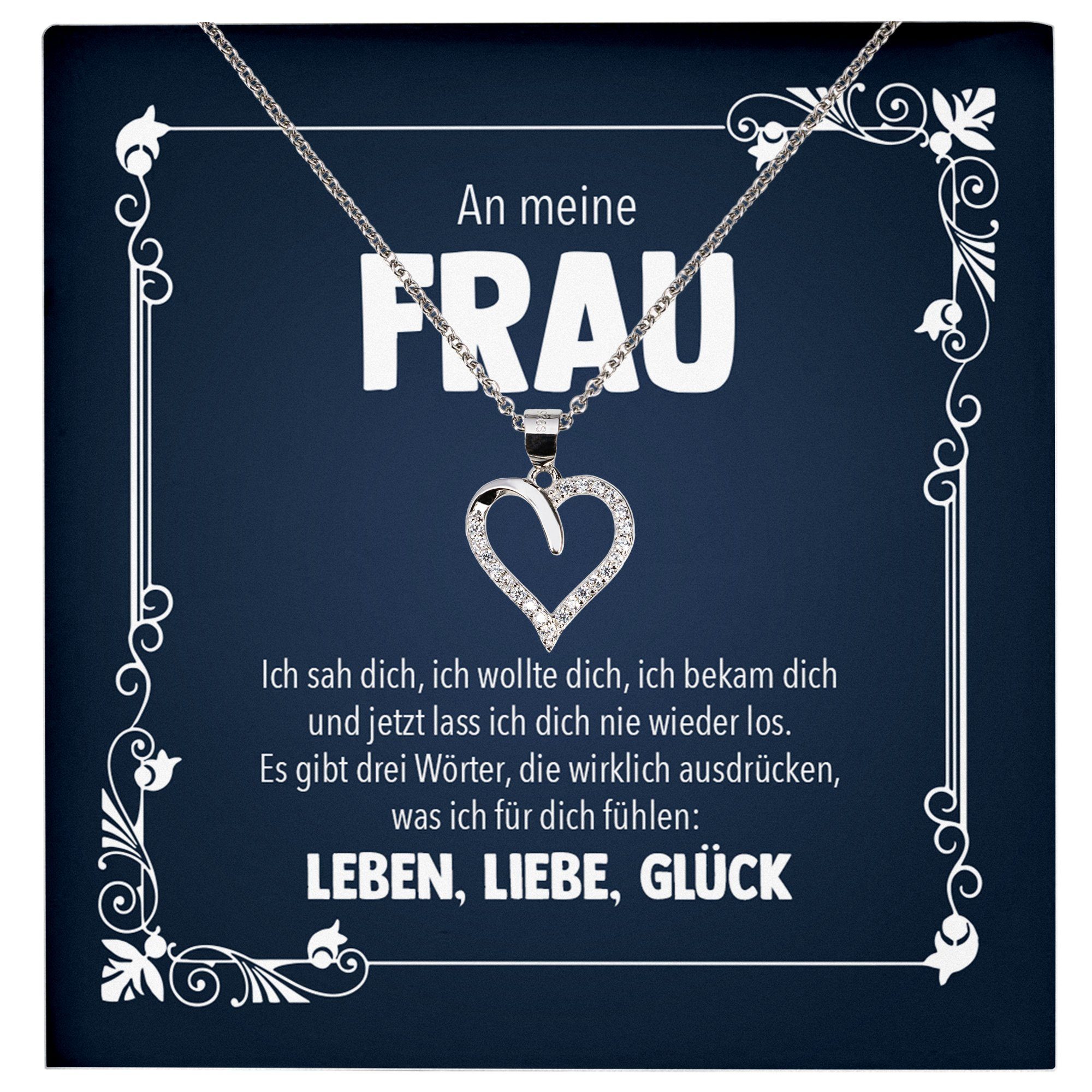 Schmuckset Ehefrau Geschenk Hochzeitstag Frauen Schmuck Valentinstag Halskette