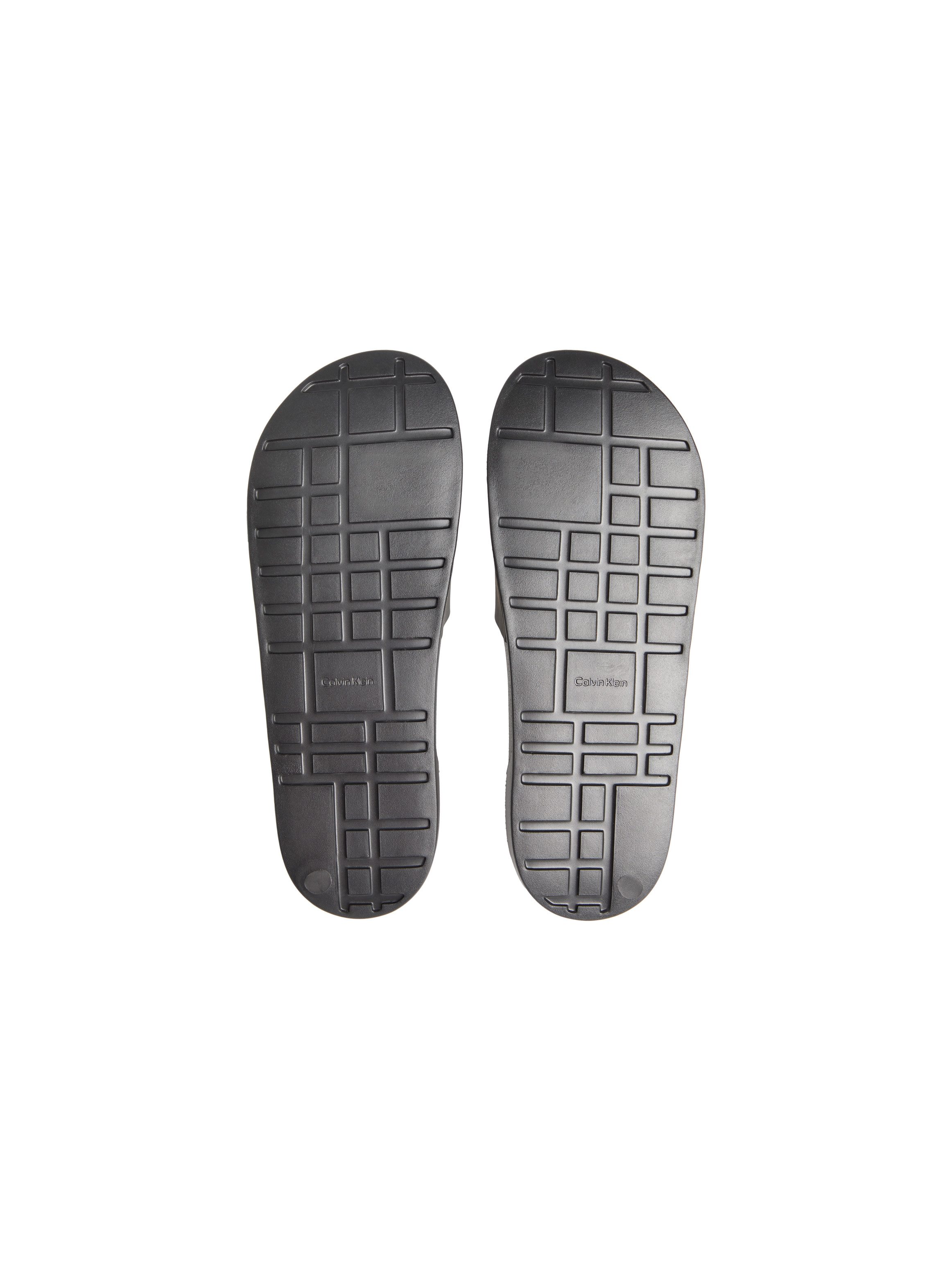 Calvin Klein ESS SLIDE MONOBRAND CV Badepantolette Strandschuh, Pool Slides, Flat, Sommerschuh, Pantolette mit Logo