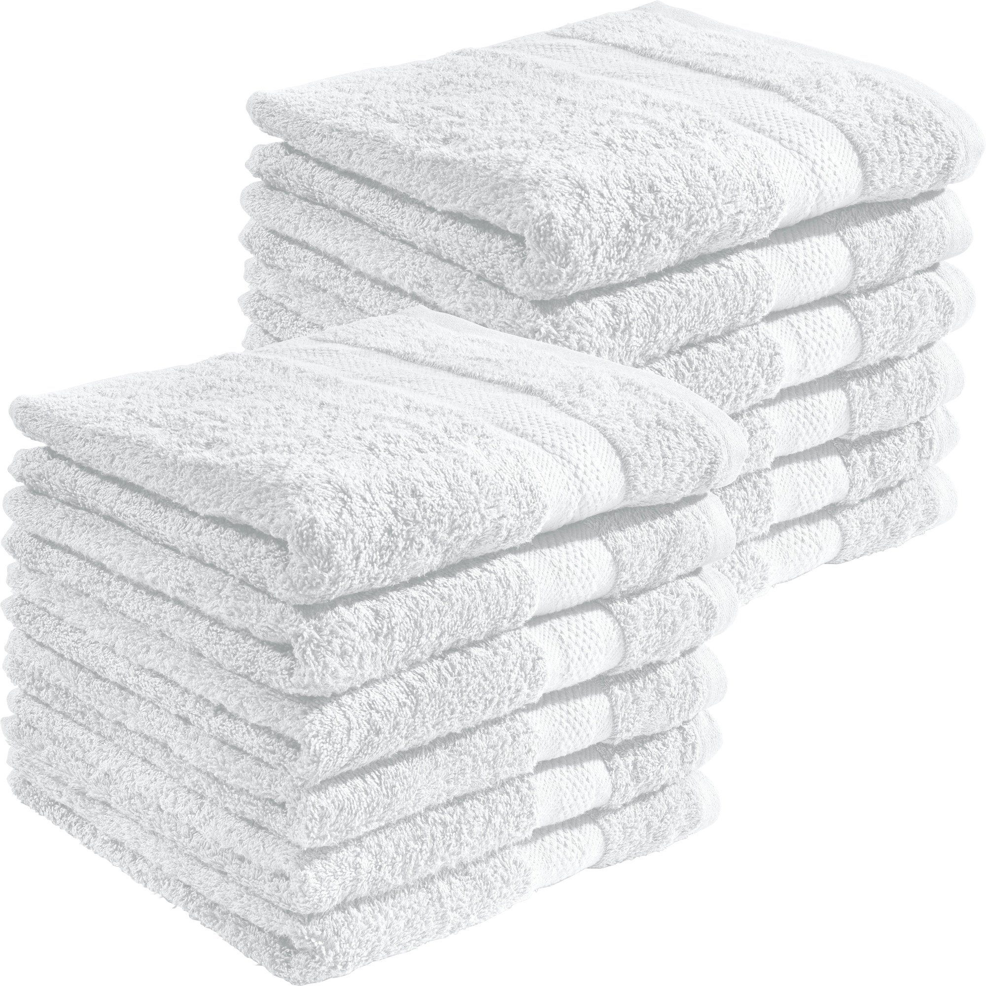 REDBEST Handtuch Handtuch "Chicago" 12er-Pack, Frottier, günstig online kaufen