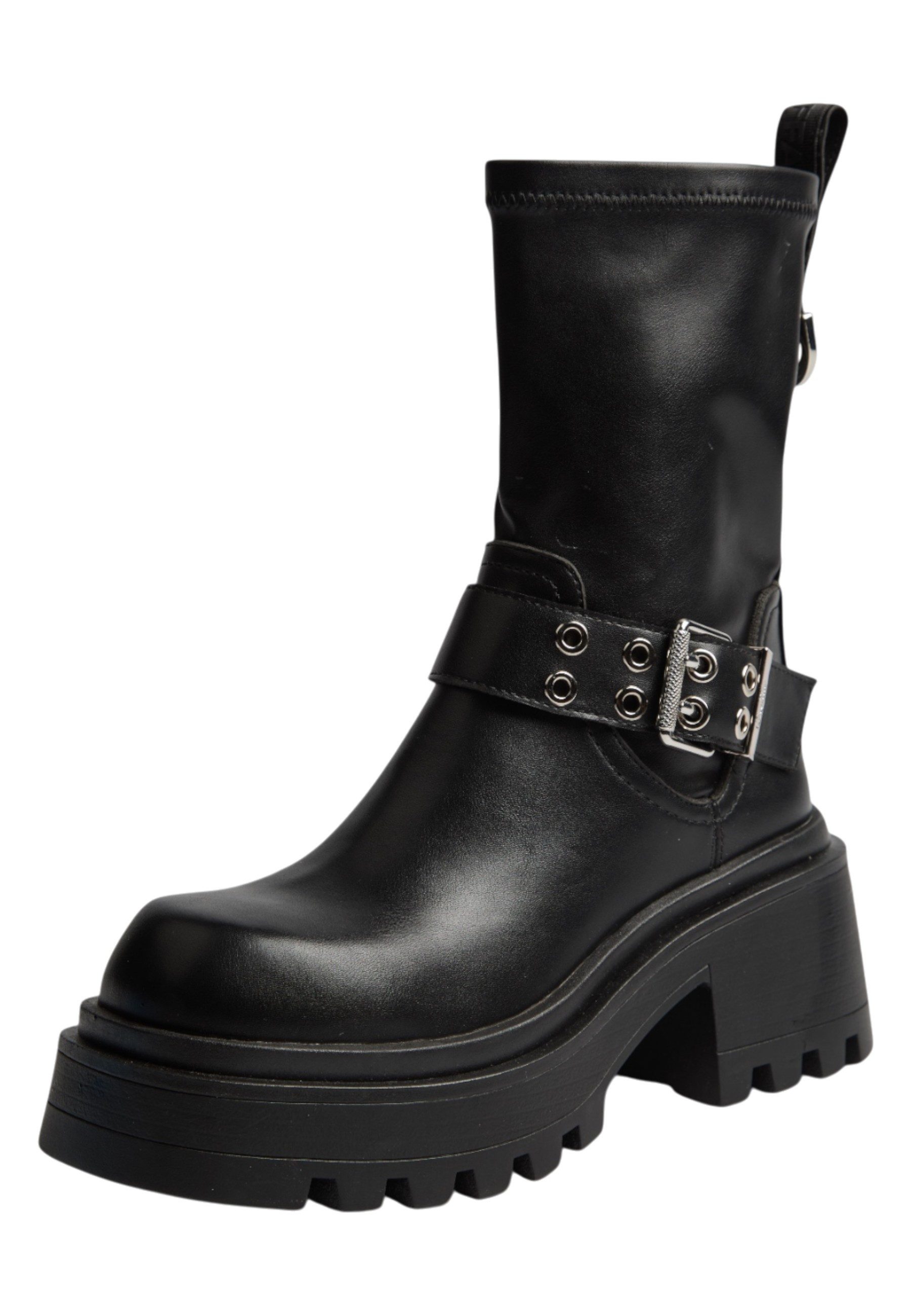 Buffalo PD00018415 LIV SOCK BOOT Black Stiefelette