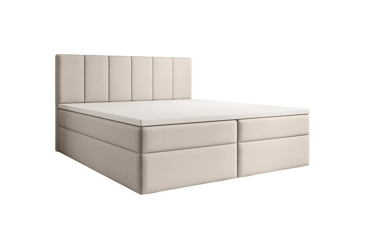 Luxusbetten24 Boxspringbett Aurelia Stoff, mit Stauraum günstig online kaufen