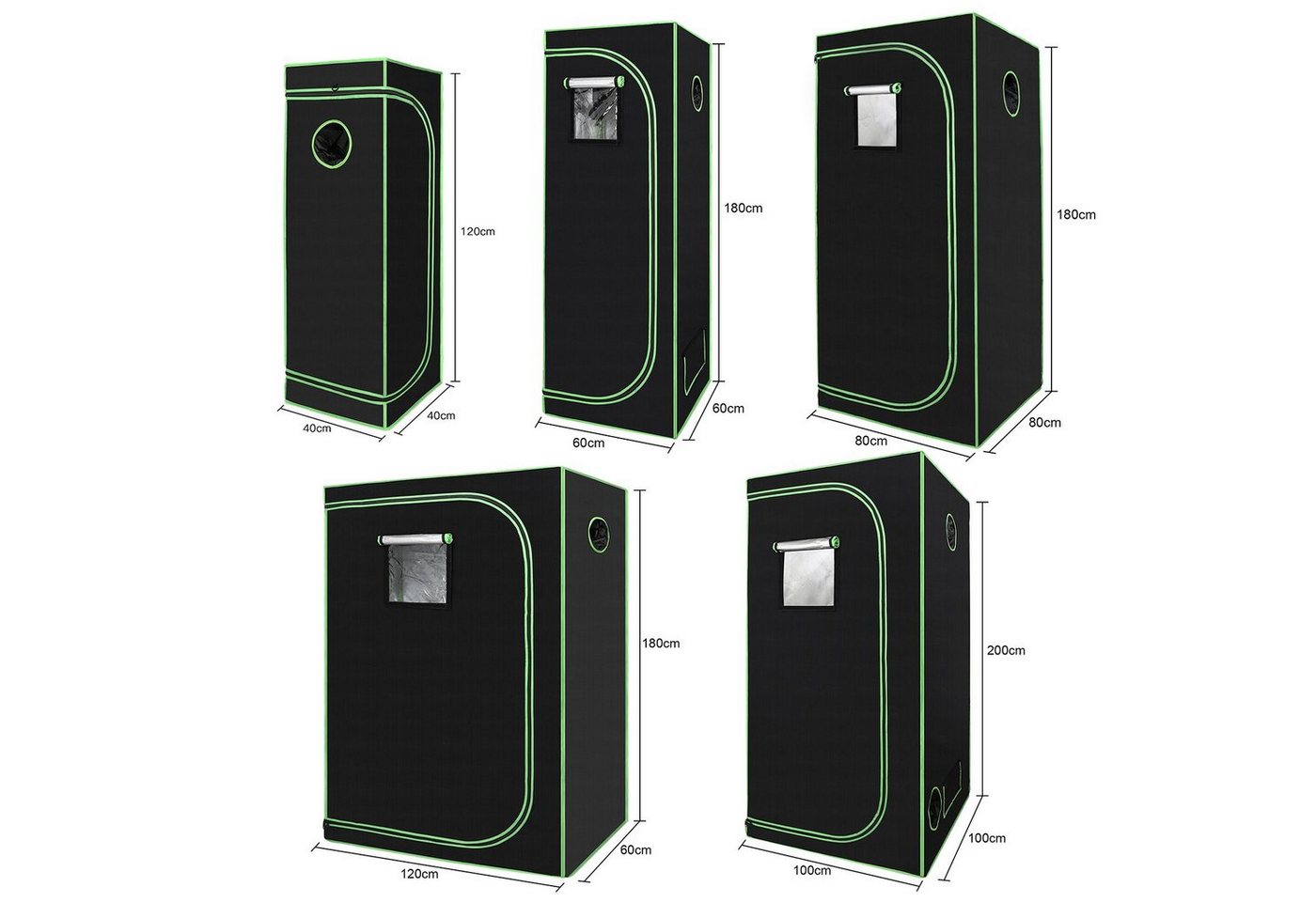 Clanmacy Anlehngewächshaus Growbox Anba... Clanmacy Anlehngewächshaus Growbox Anba...