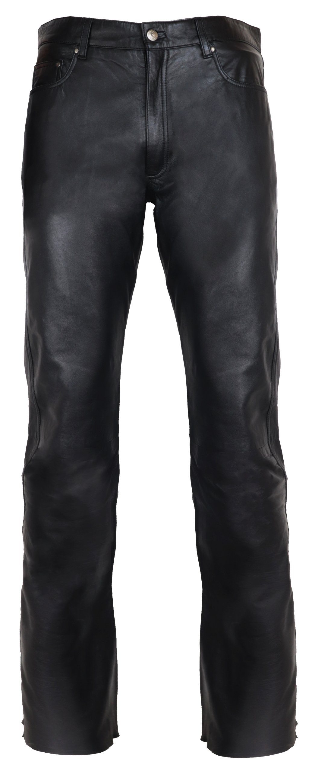 RICANO Lederhose No.3 TR 5-Pocket Optik, hochwertiges Lamm Leder
