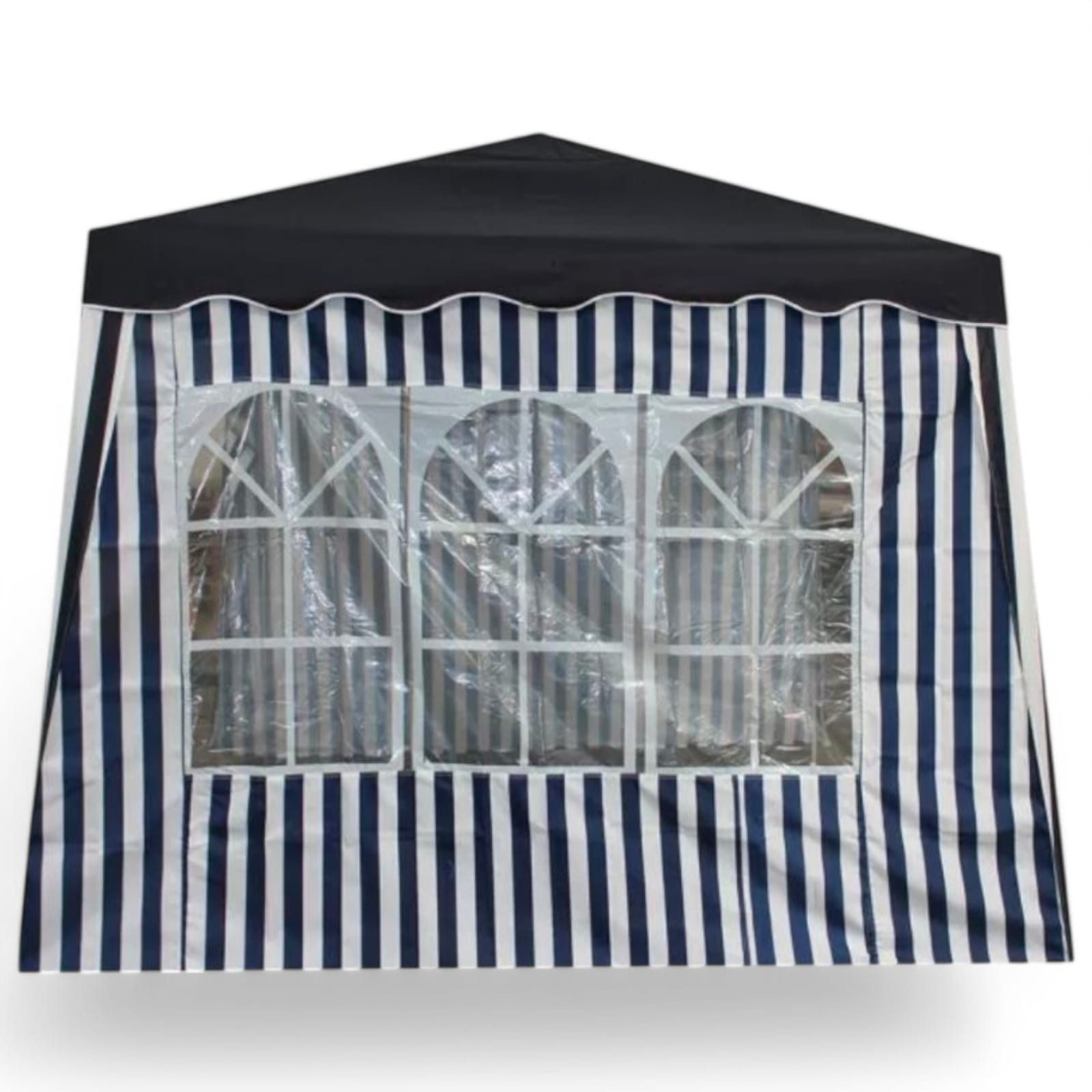 KEINerlei® Pavillonseitenteil 2 Seitenteile für Pavillon mit Fenster Blau