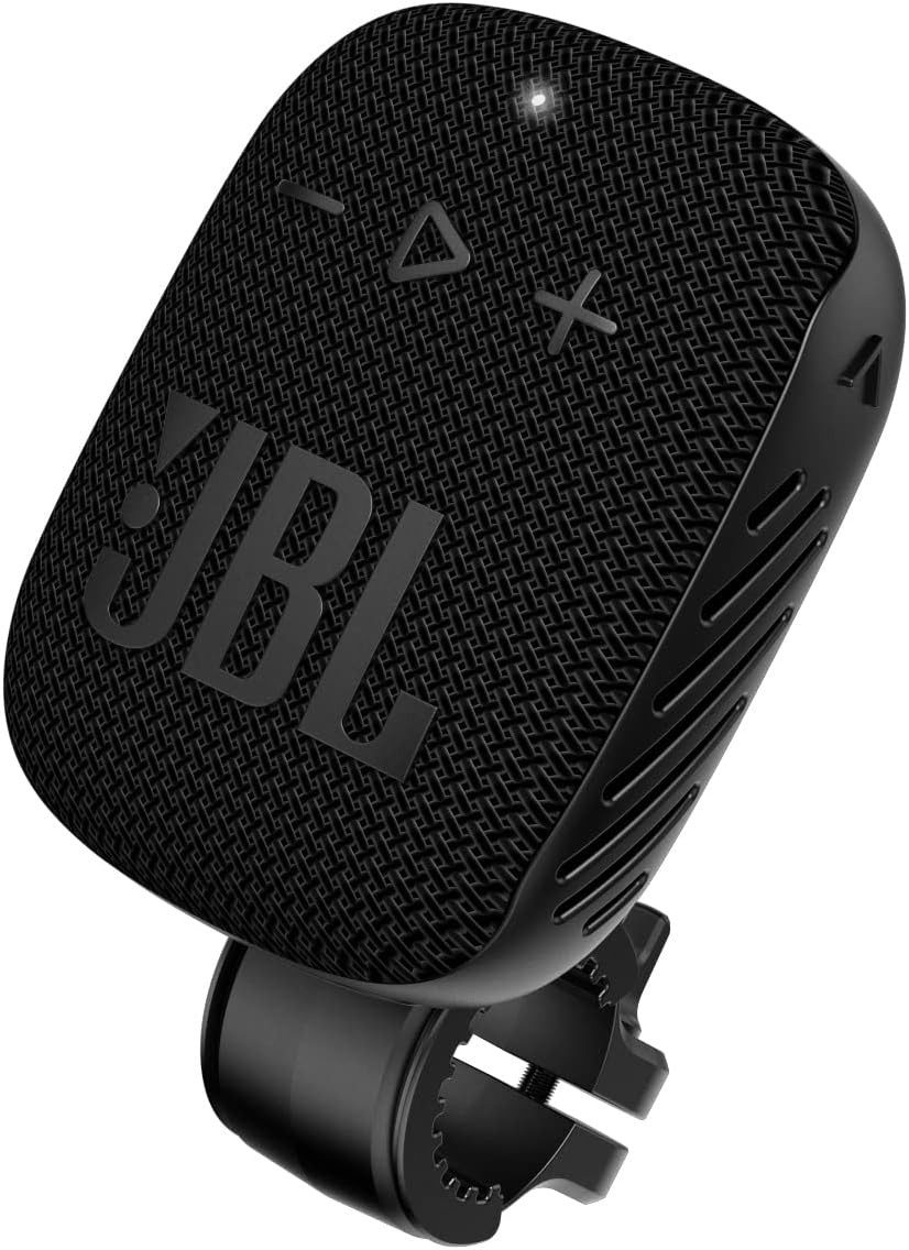 JBL WIND 3S Tragbarer Lautsprecher Portable-Lautsprecher (5 W, mit Lenker-Halterung für Fahrrad & Motorrad)