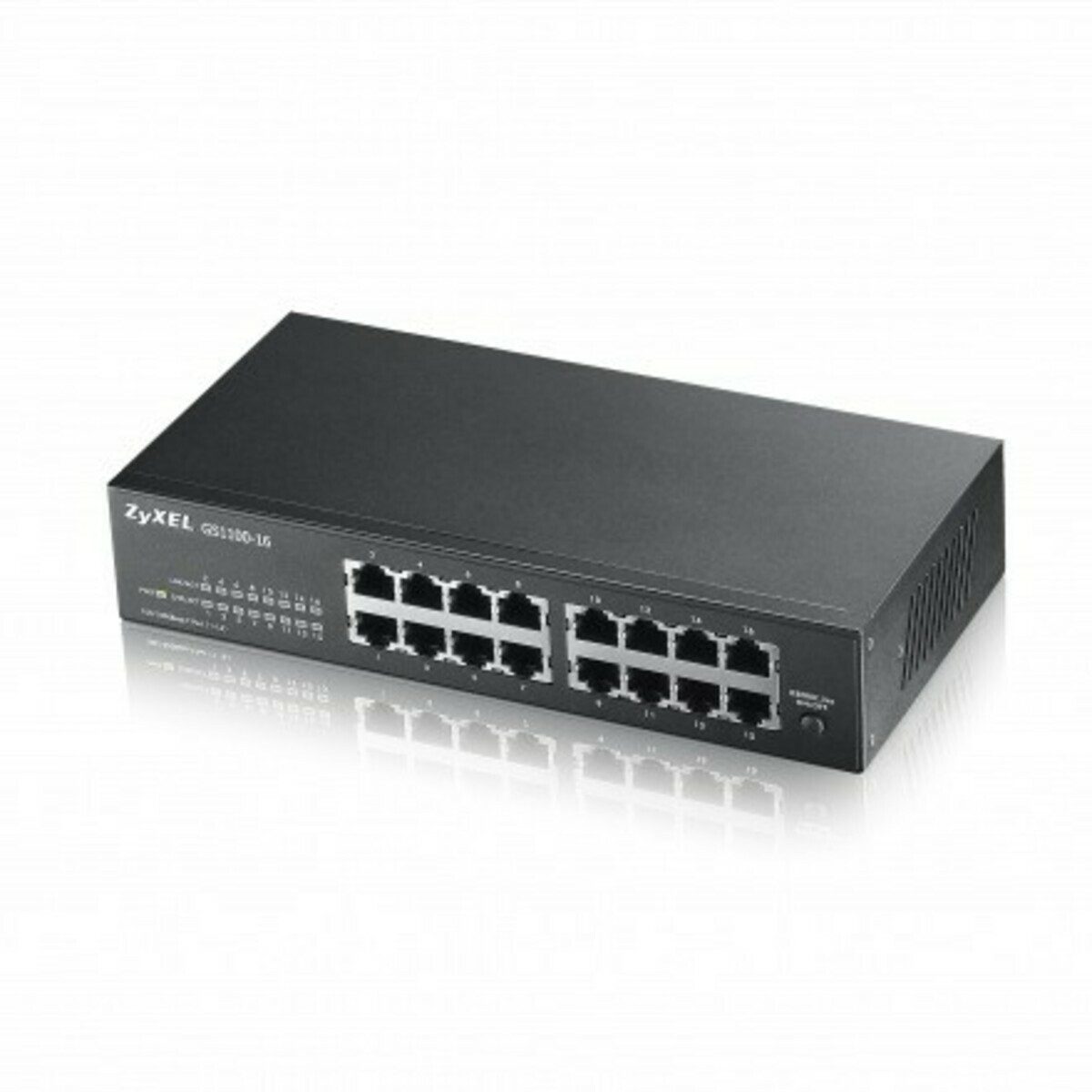Serverschrank Zyxel 16-Ports GS1100 unmanaged Switch