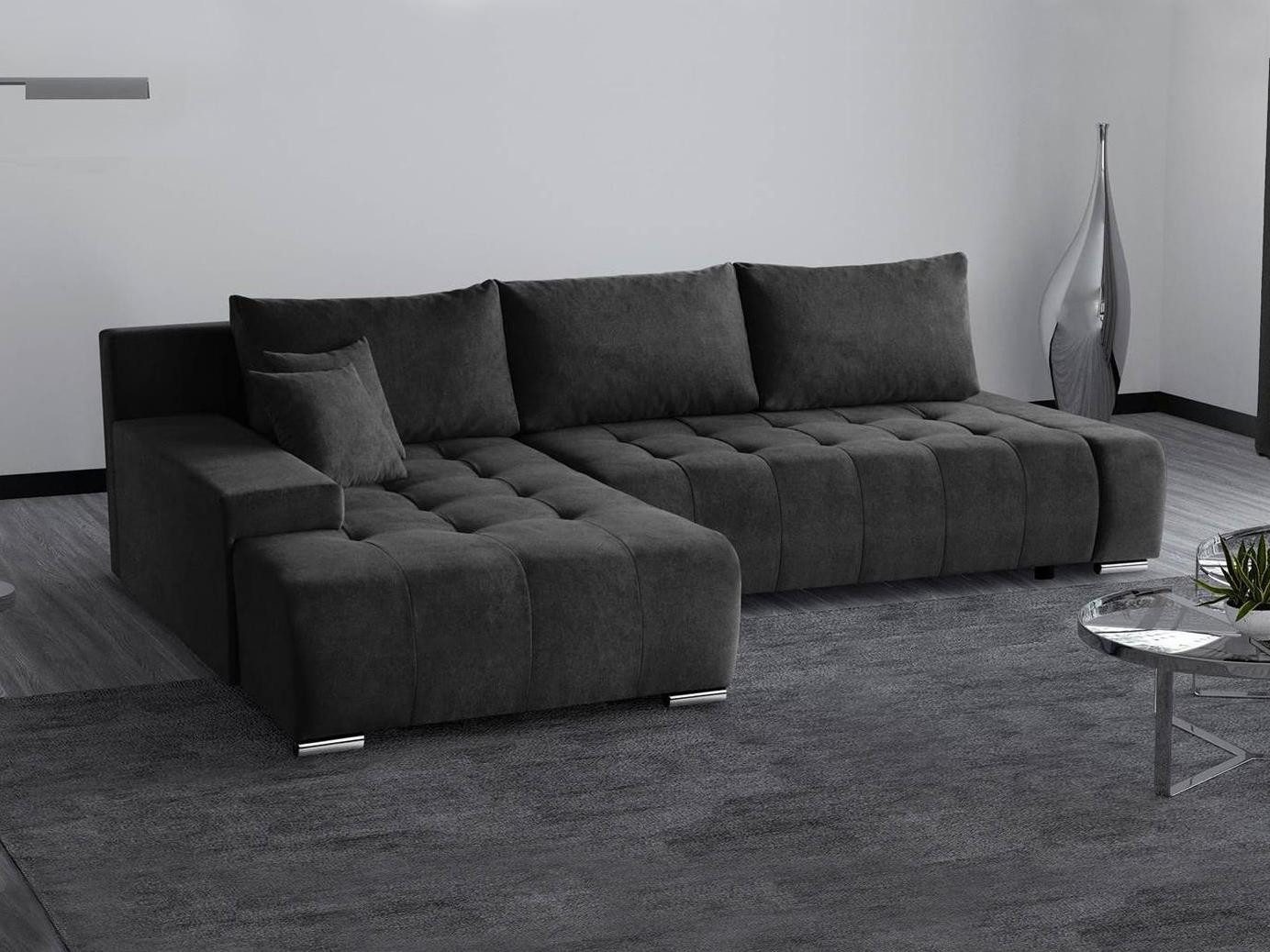 Beautysofa Ecksofa DRACO mit Schlaffunktion und günstig online kaufen